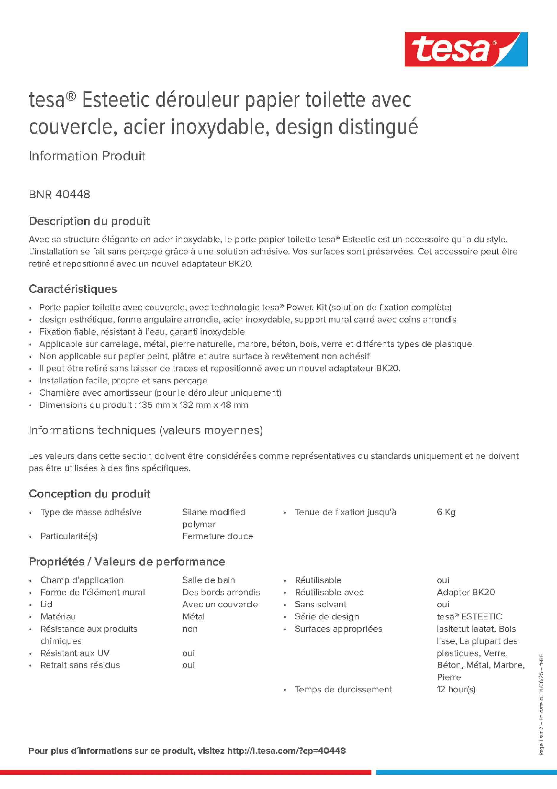 Product information_tesa® 40448_fr-BE_nl-BE