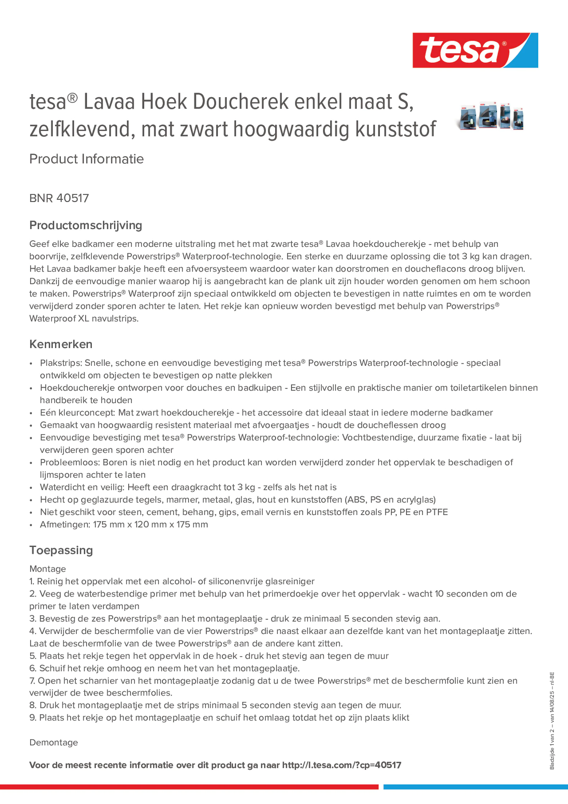 Product information_tesa® 40517_fr-BE_nl-BE