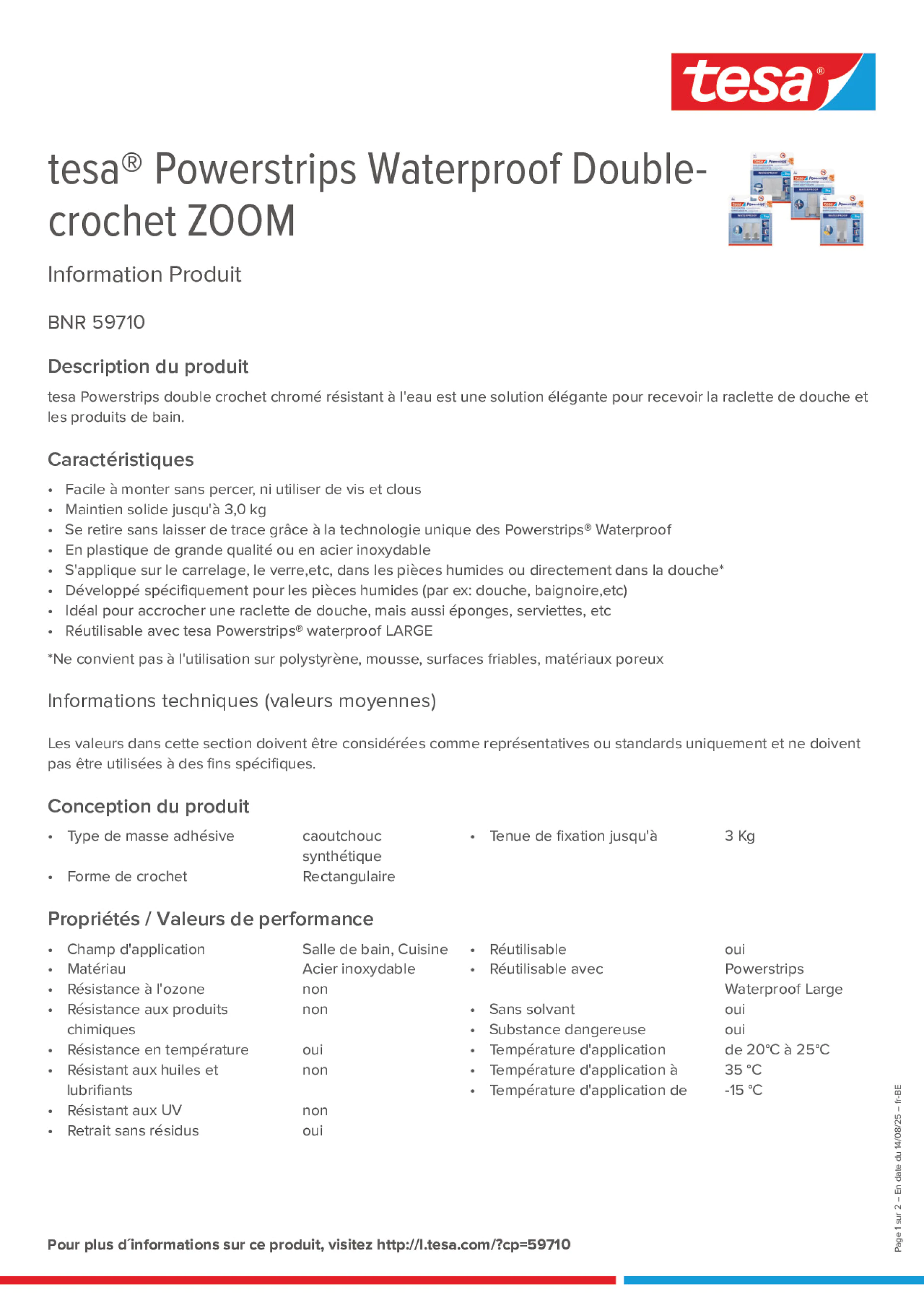 Product information_tesa® Powerstrips 59710_fr-BE_nl-BE