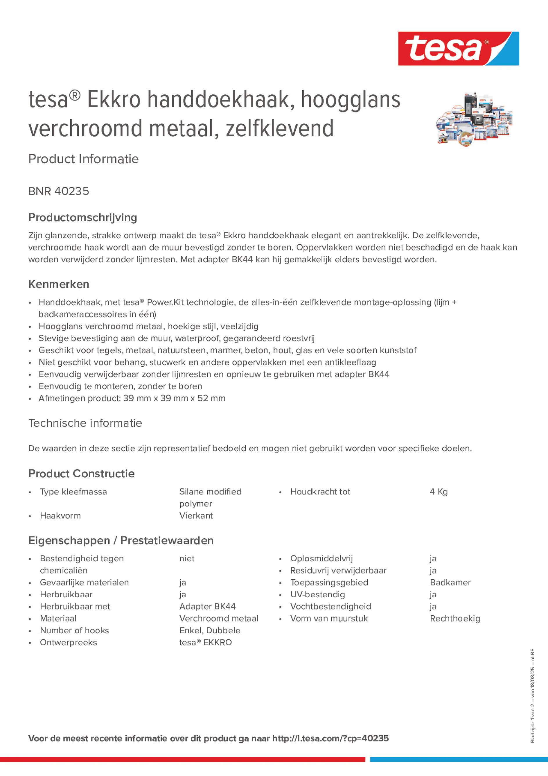 Product information_tesa® 40235_fr-BE_nl-BE