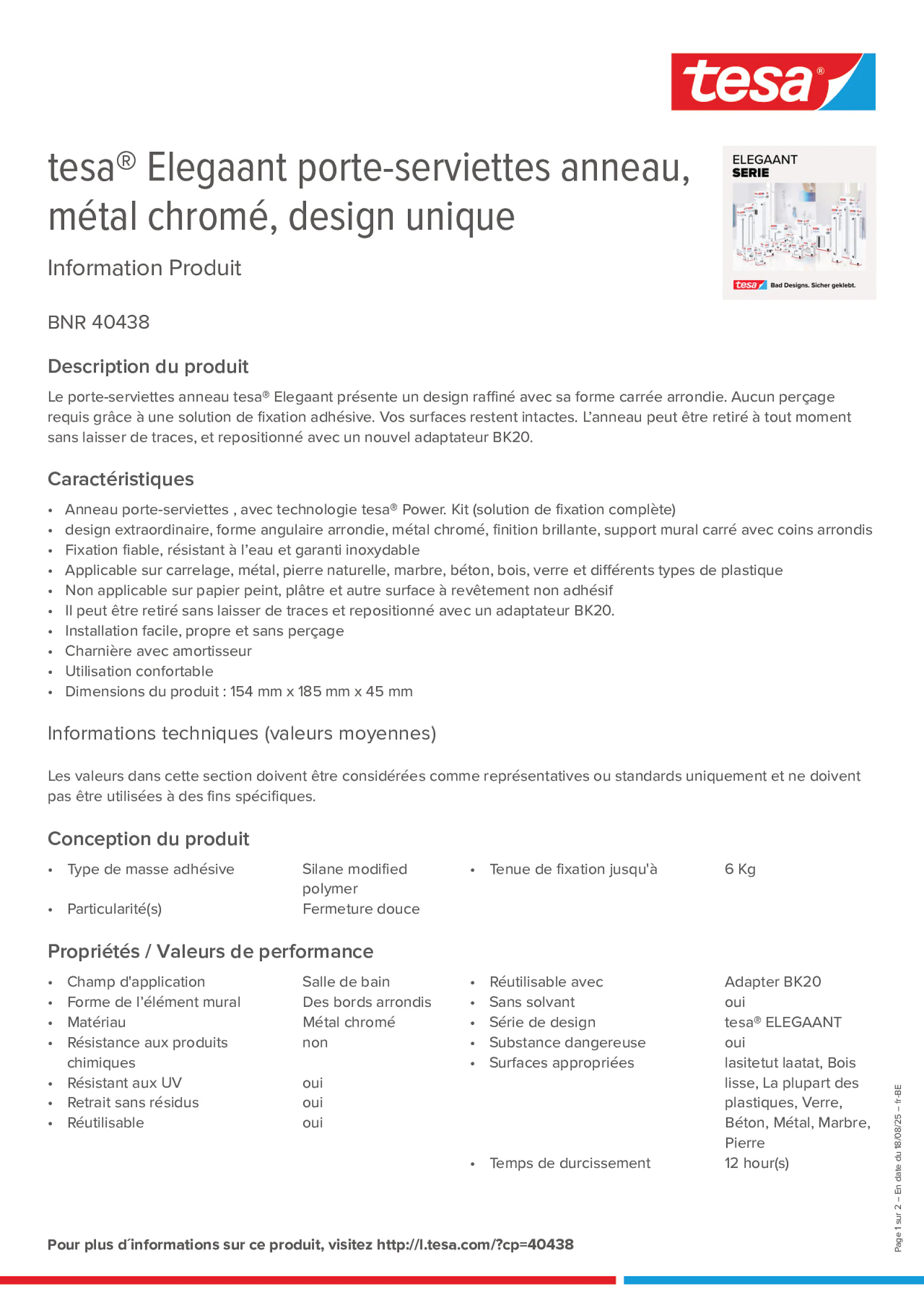 Product information_tesa® 40438_fr-BE_nl-BE