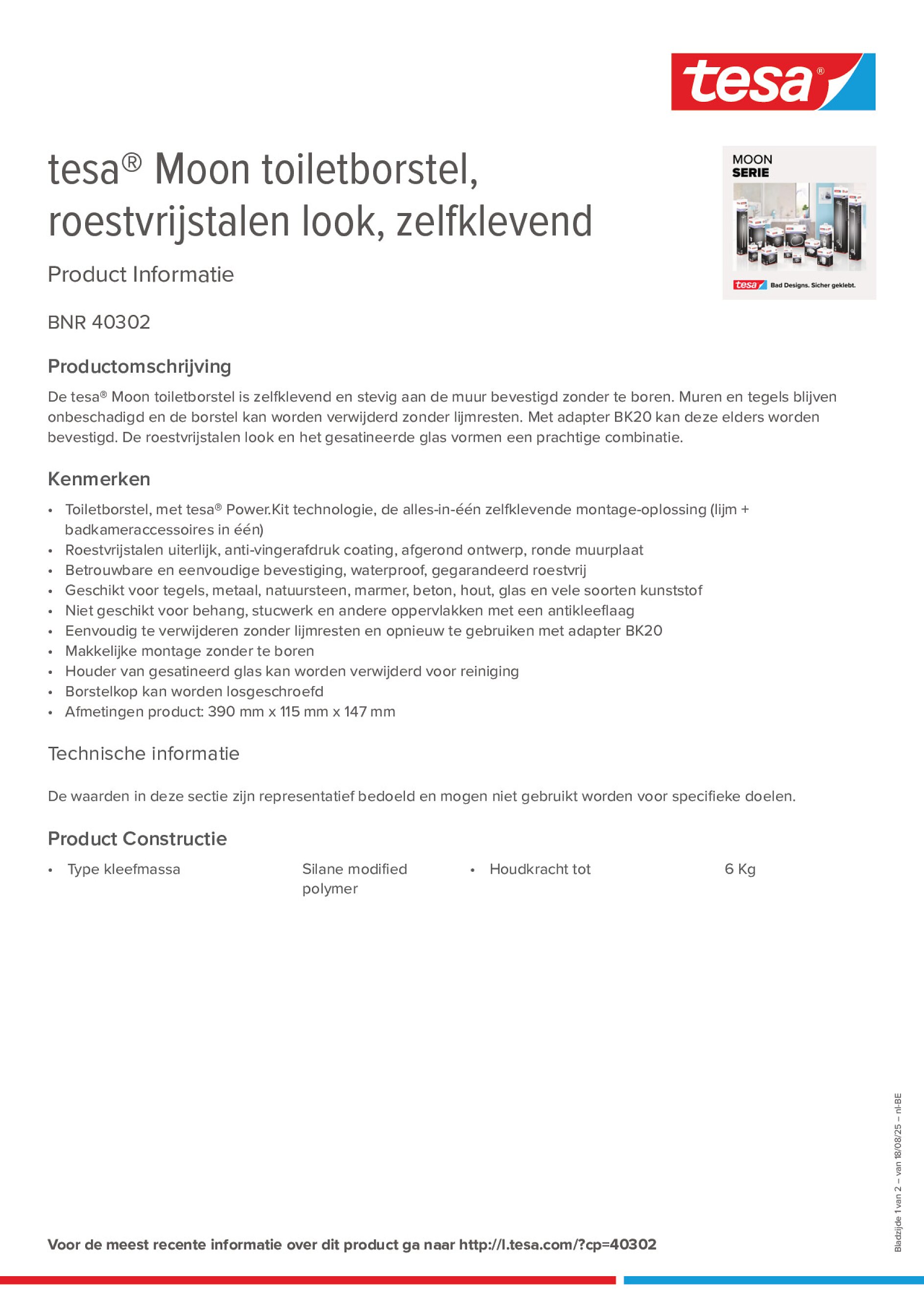 Product information_tesa® 40302_fr-BE_nl-BE