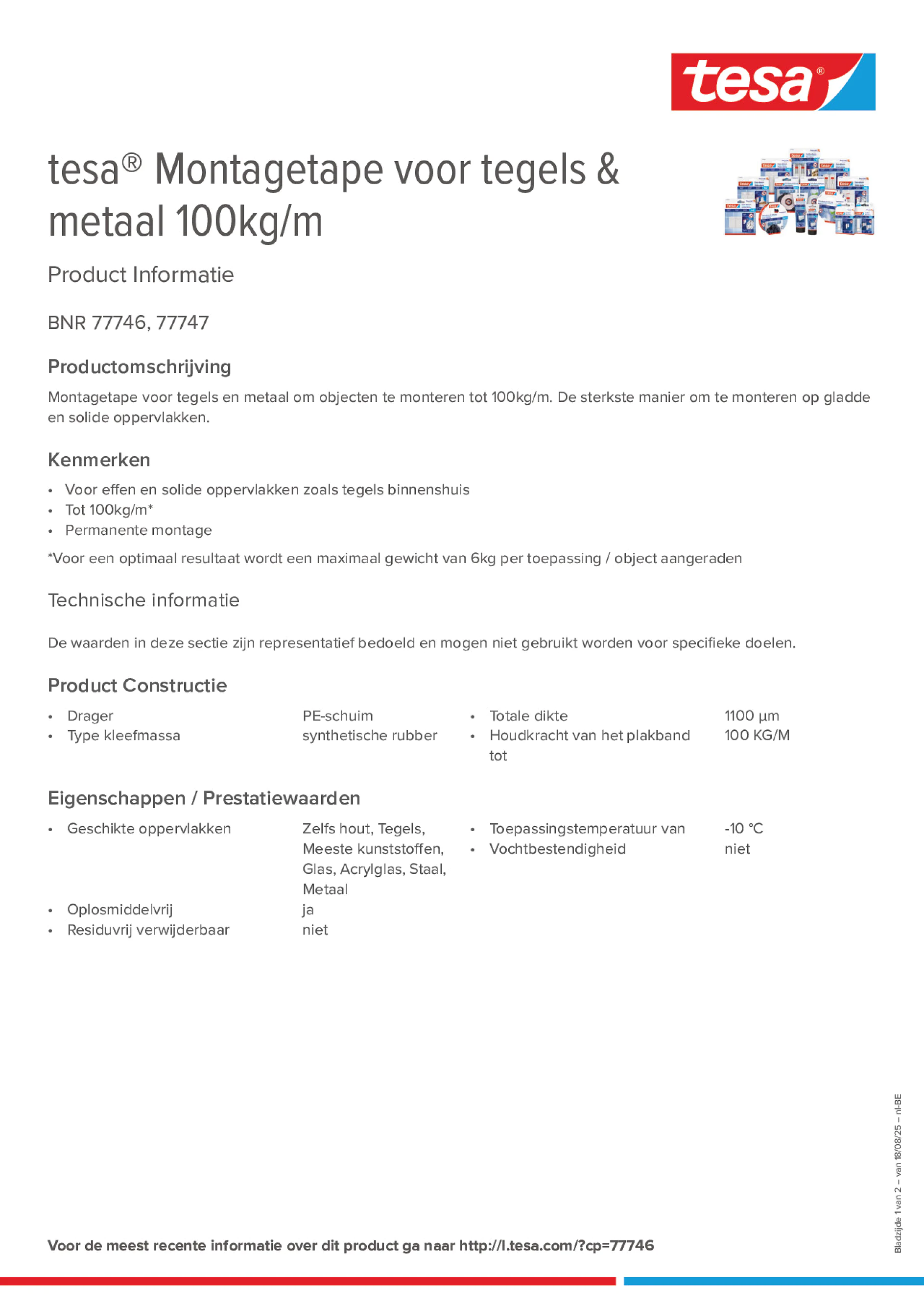 Product information_tesa® 77746_fr-BE_nl-BE