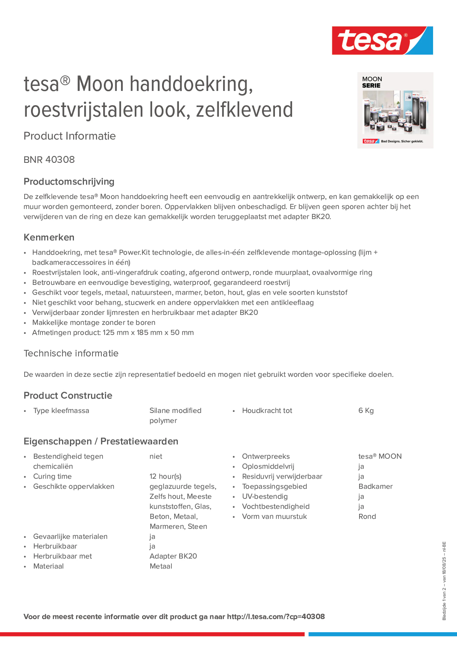 Product information_tesa® 40308_fr-BE_nl-BE