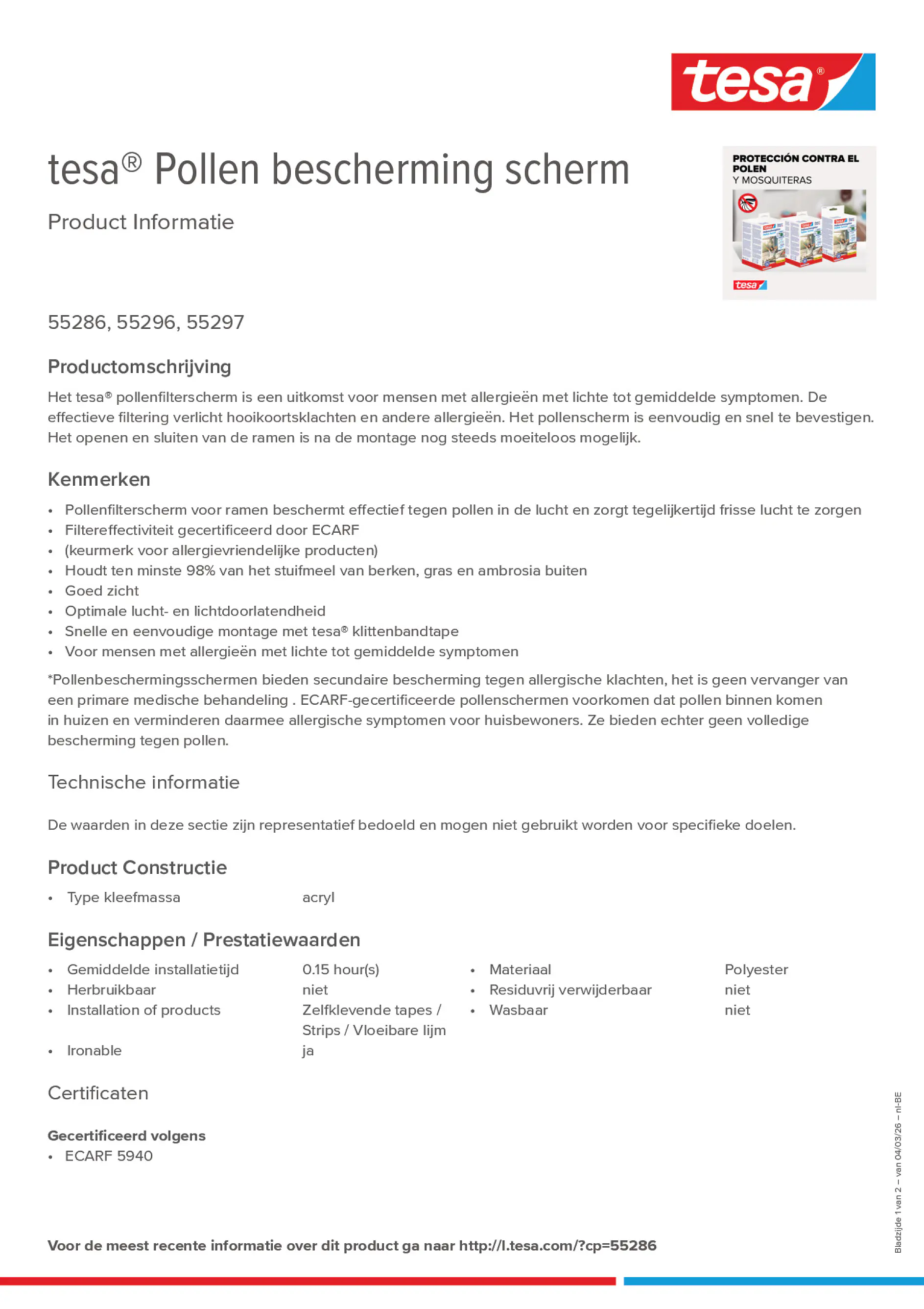 Product information_tesa® 55286_fr-BE_nl-BE