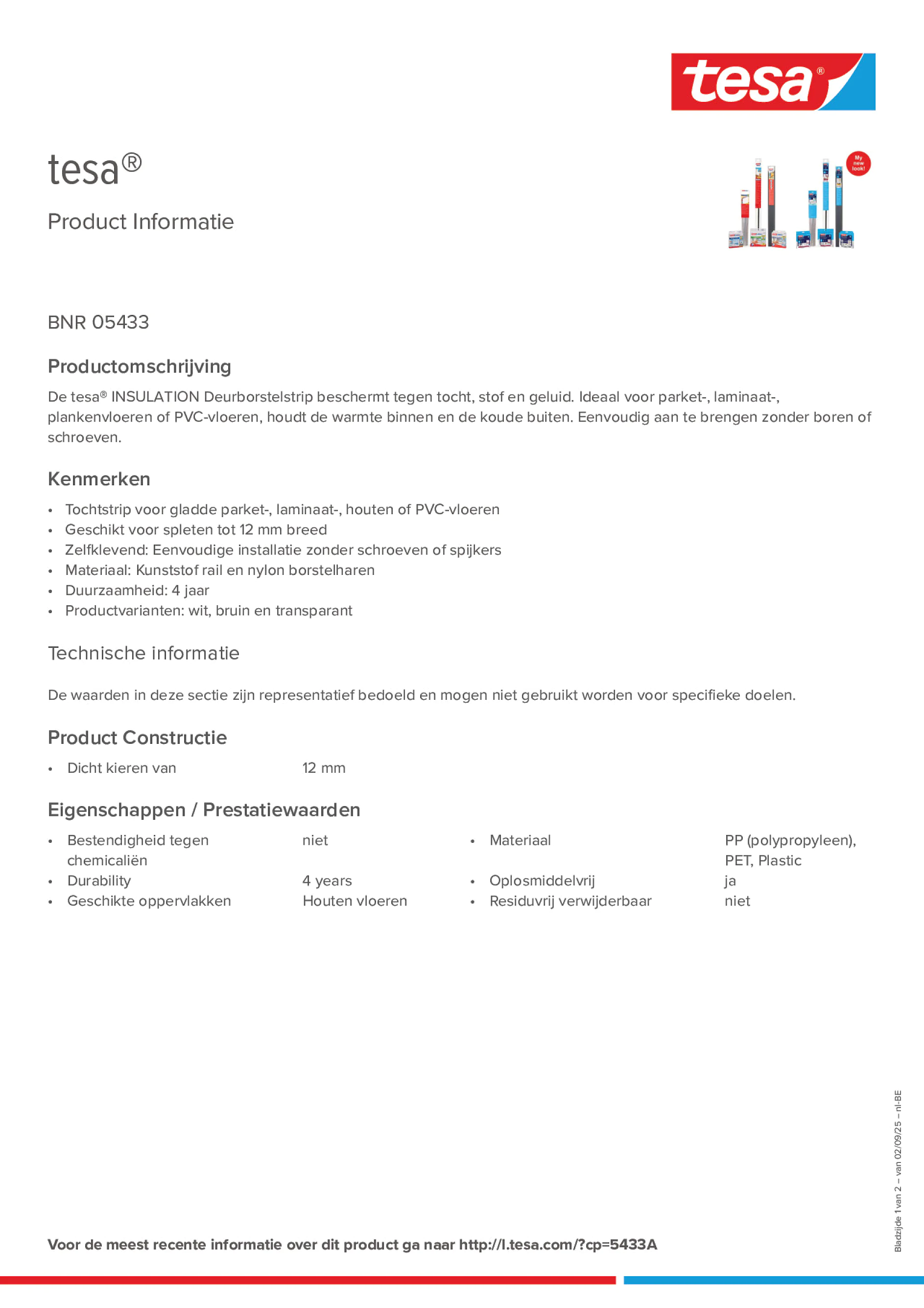 Product information_tesa® 05433_fr-BE_nl-BE