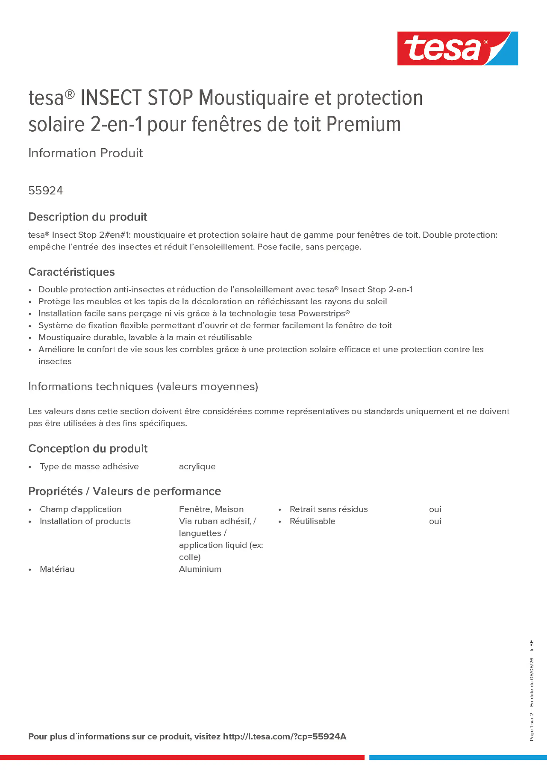 Product information_tesa® 55924A_fr-BE_nl-BE