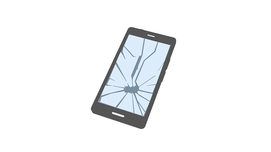 Gebroken frontpaneel Gebroken frontpaneel