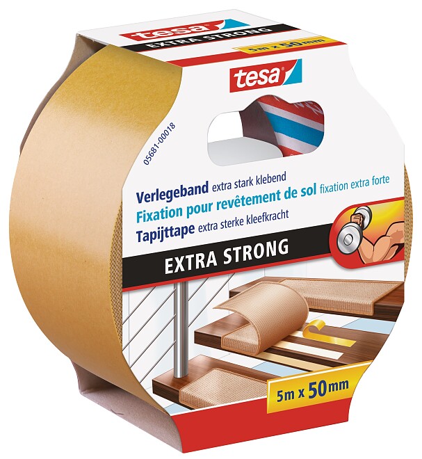 Gering hebzuchtig Hardheid tesa® Tapijttape Extra Sterk - tesa