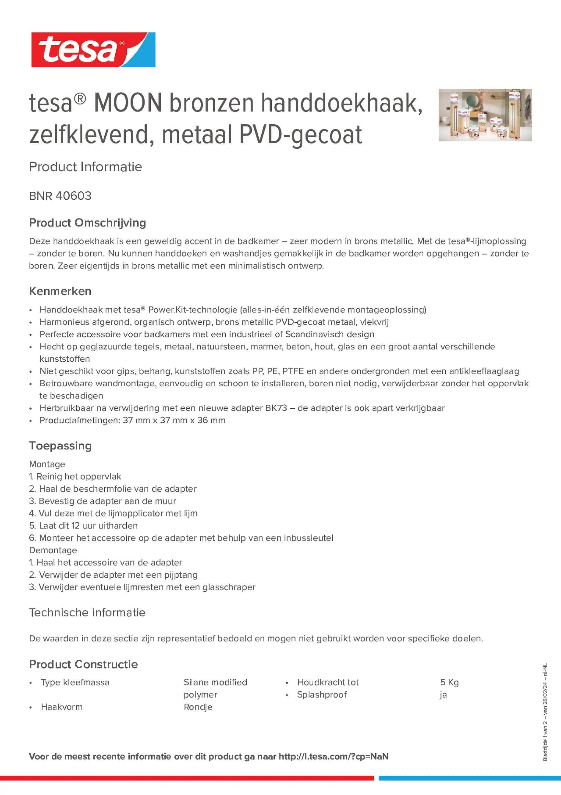 Product information_tesa® 40603_nl-NL