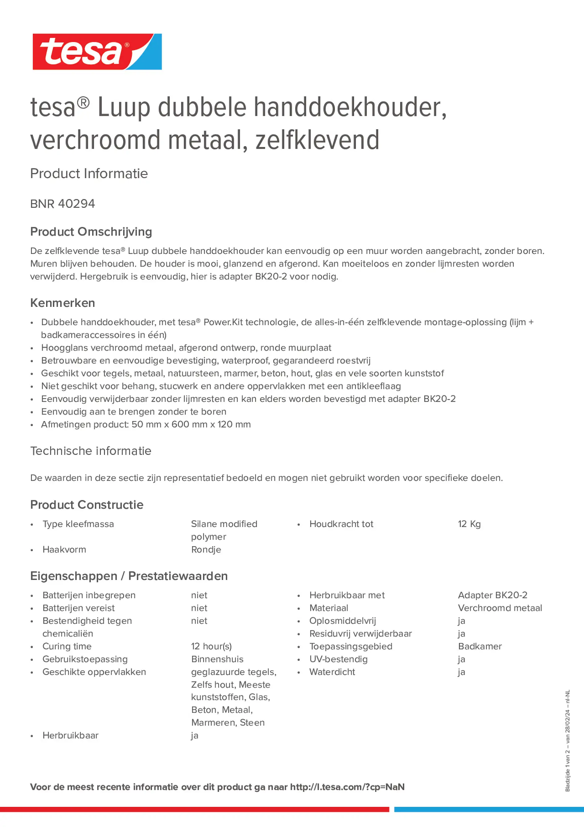 Product information_tesa® 40294_nl-NL