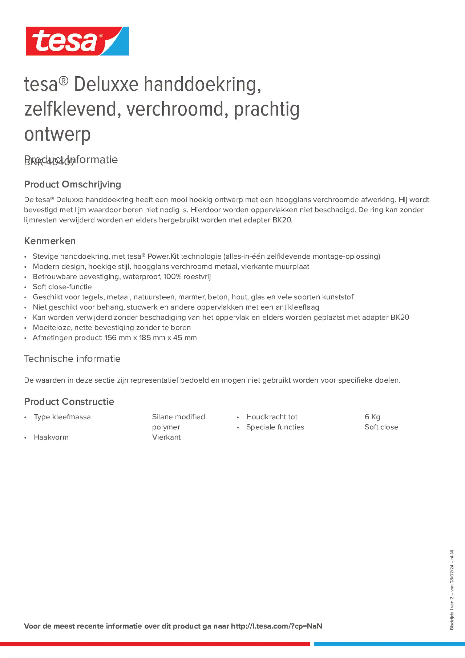 Product information_tesa® 40407_nl-NL