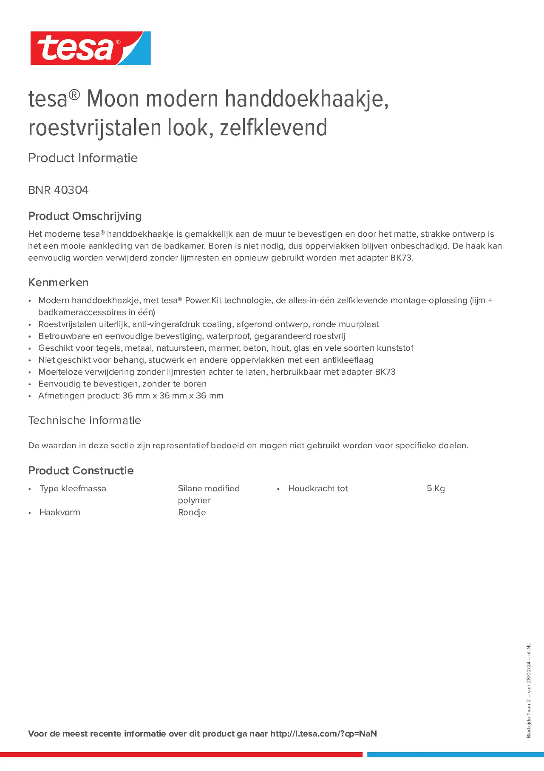 Product information_tesa® 40304_nl-NL