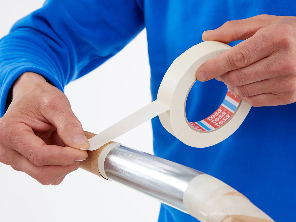 tesa 4316 creped paper masking tape for spraypainting step2of3