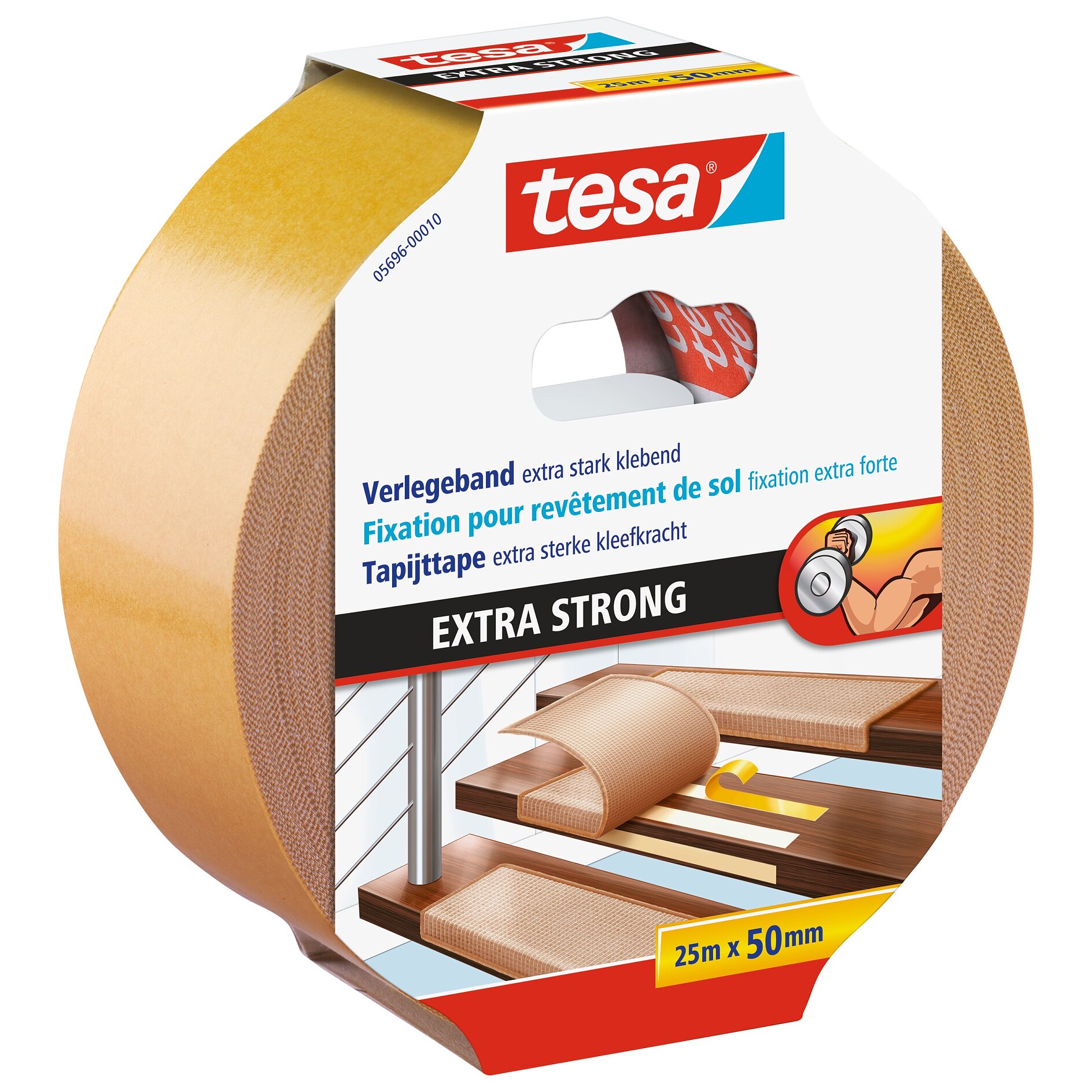 tesa UK dubbelzijdig transparante plakband voor thuis 33 m x 19 mm