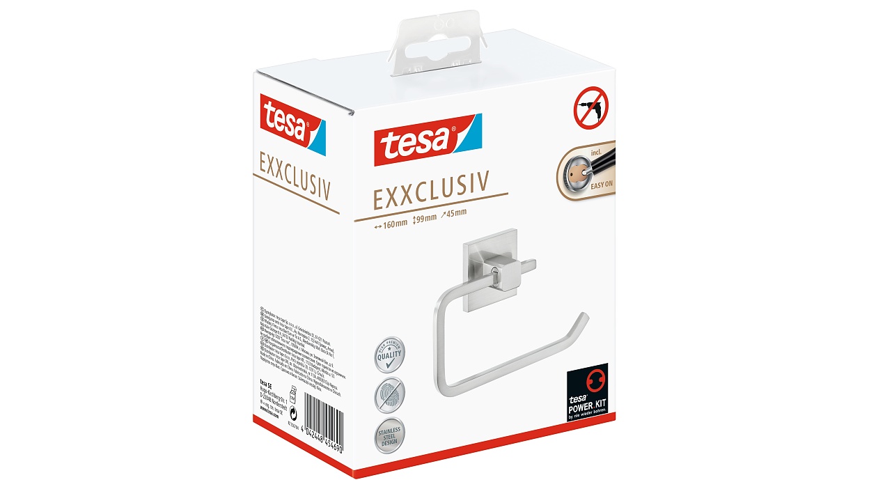 [en-en] tesa Exxclusiv Toilet Roll Hol. w/o Lid