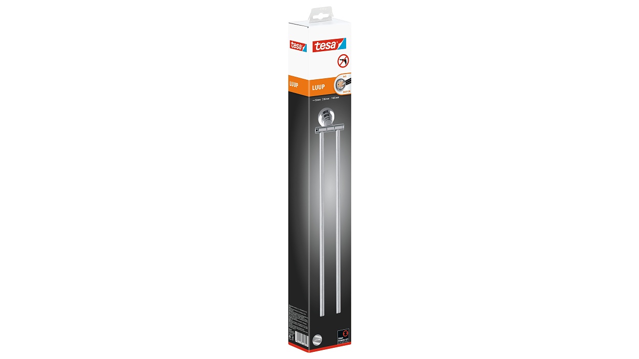 [en-en] tesa Luup 2-Armed Towel Holder