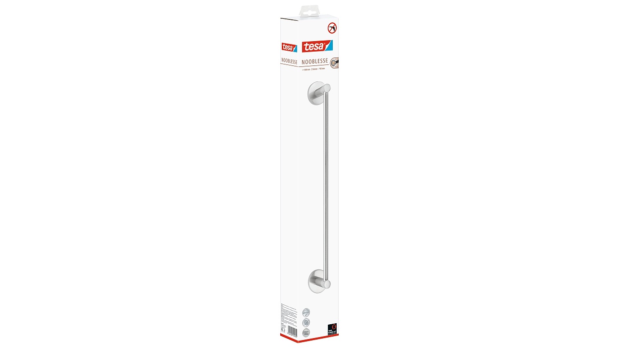 [en-en] tesa Nooblesse Bath Towel Rod Single 450mm