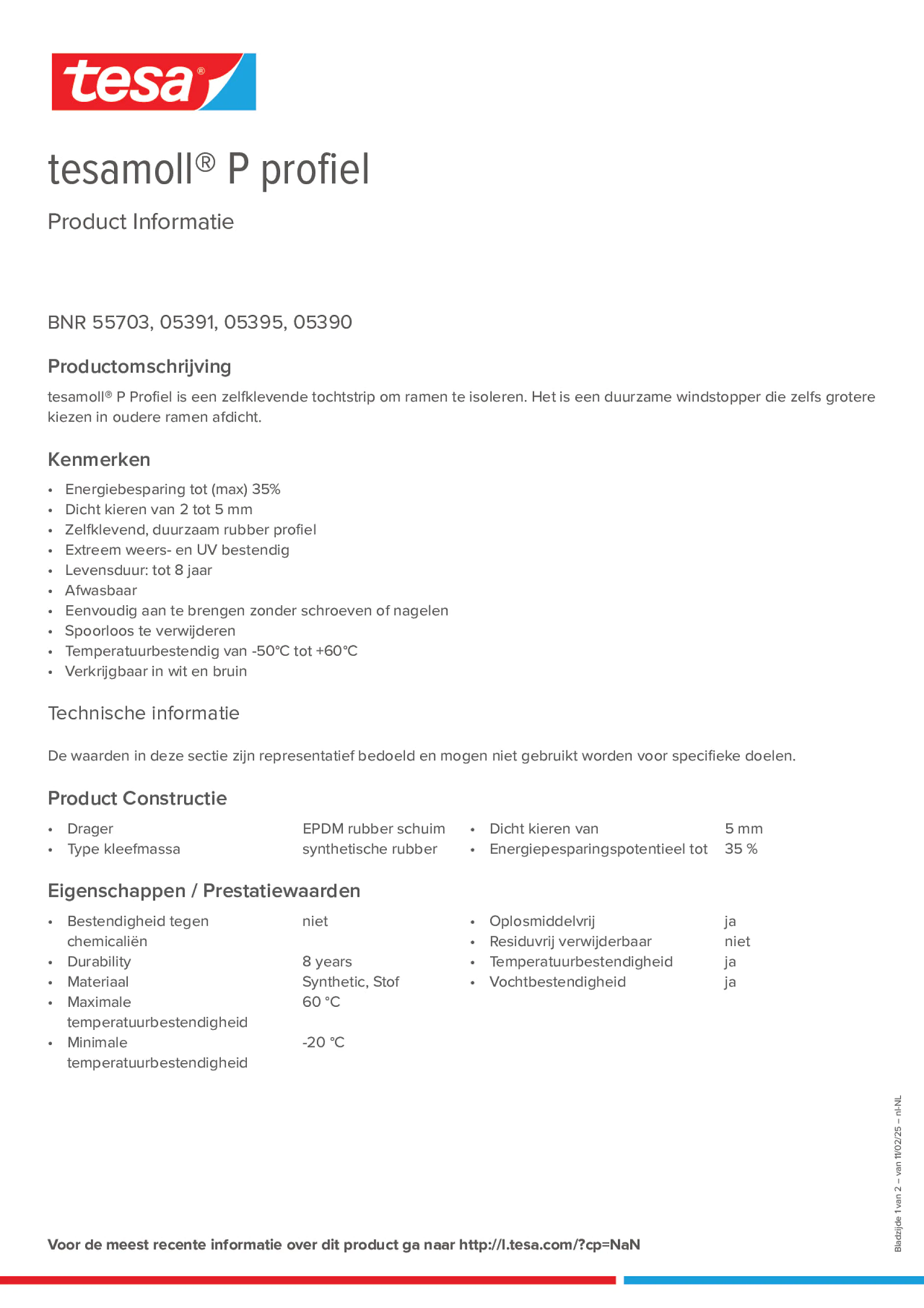Product information_tesamoll® 5366_nl-NL