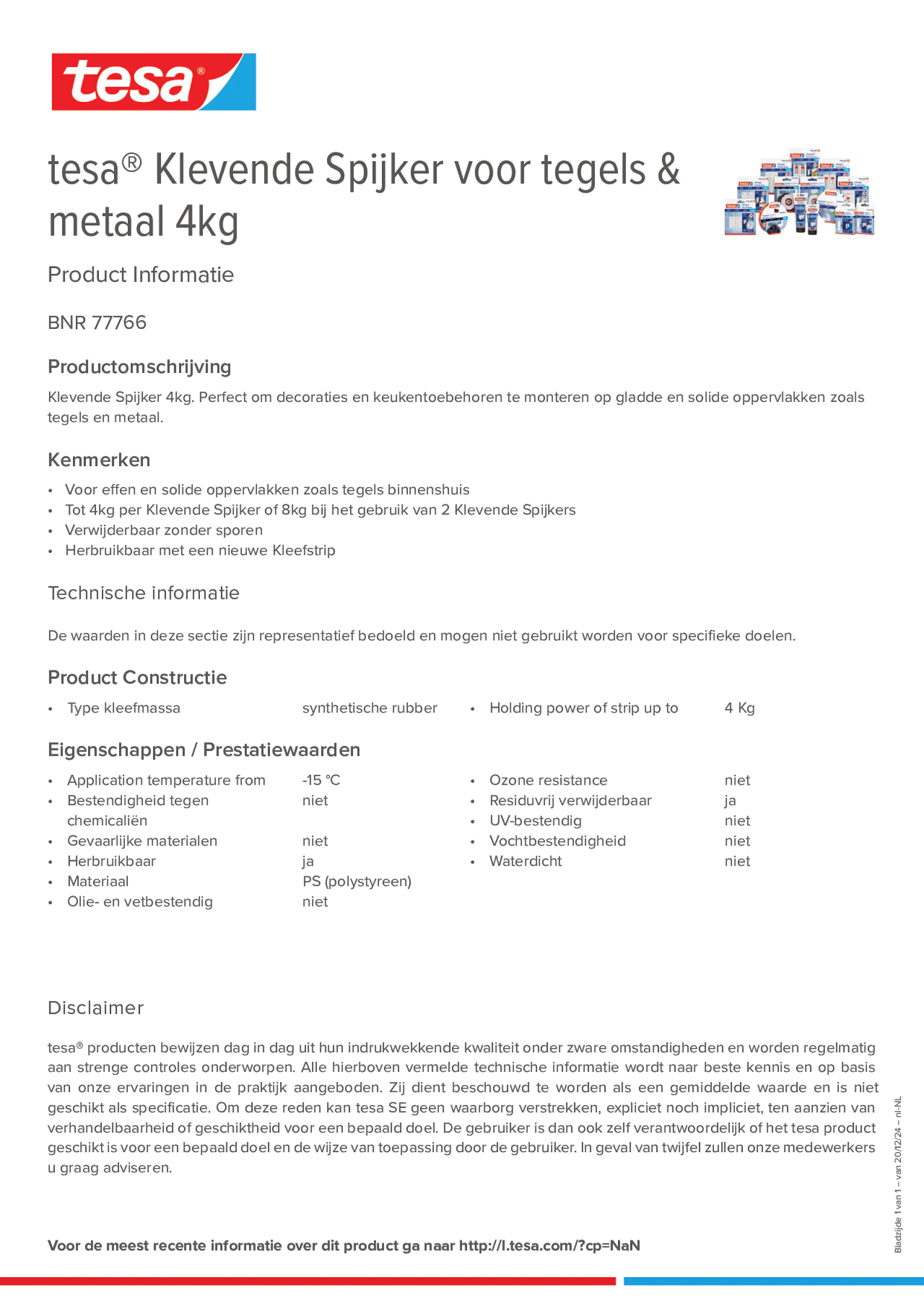 Product information_tesa® 77766_nl-NL
