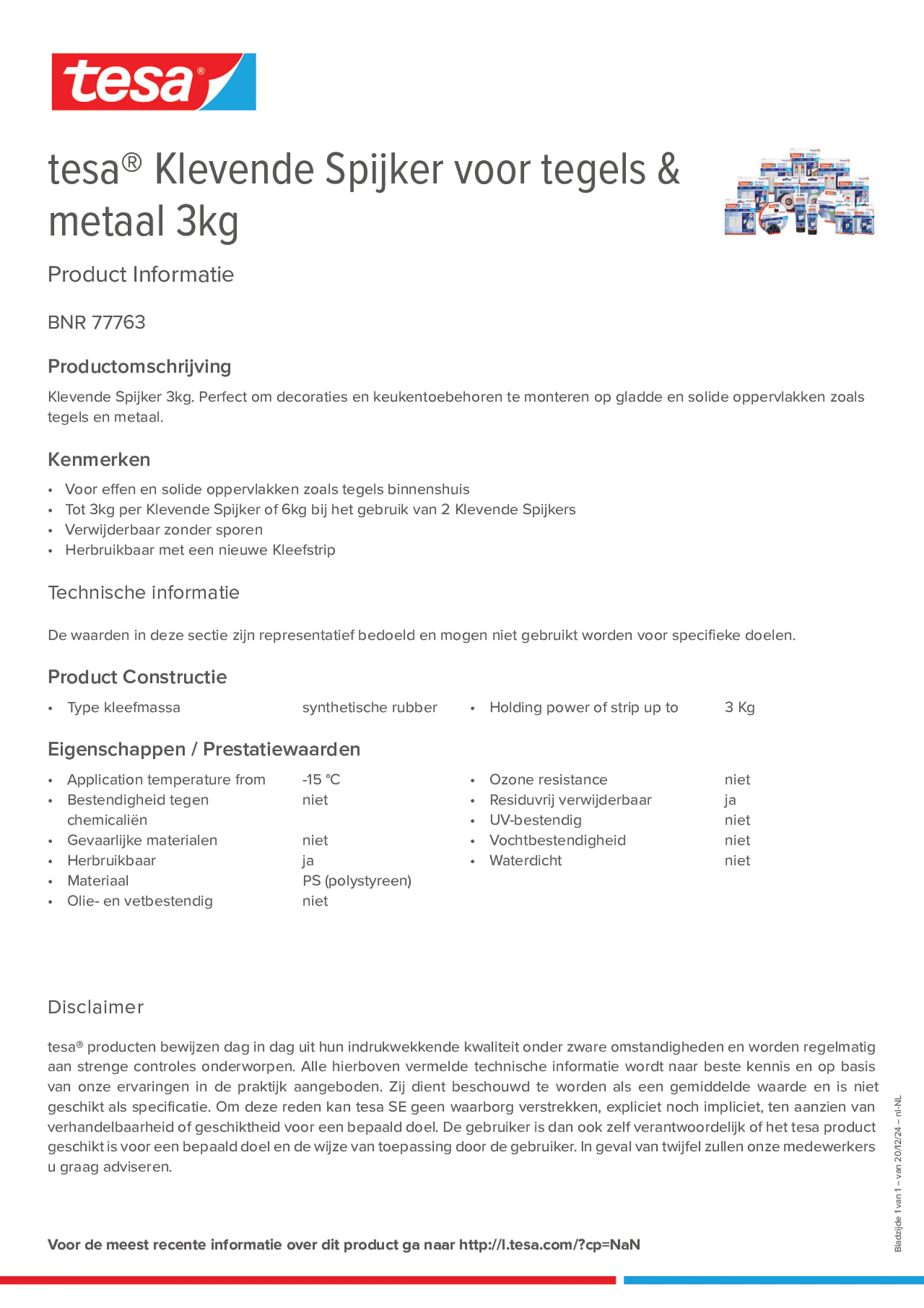 Product information_tesa® 77763_nl-NL