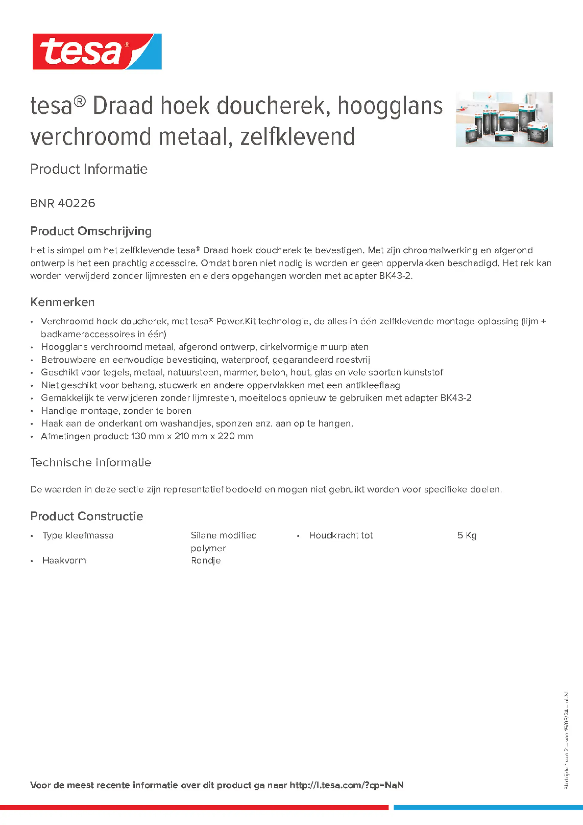 Product information_tesa® 40226_nl-NL