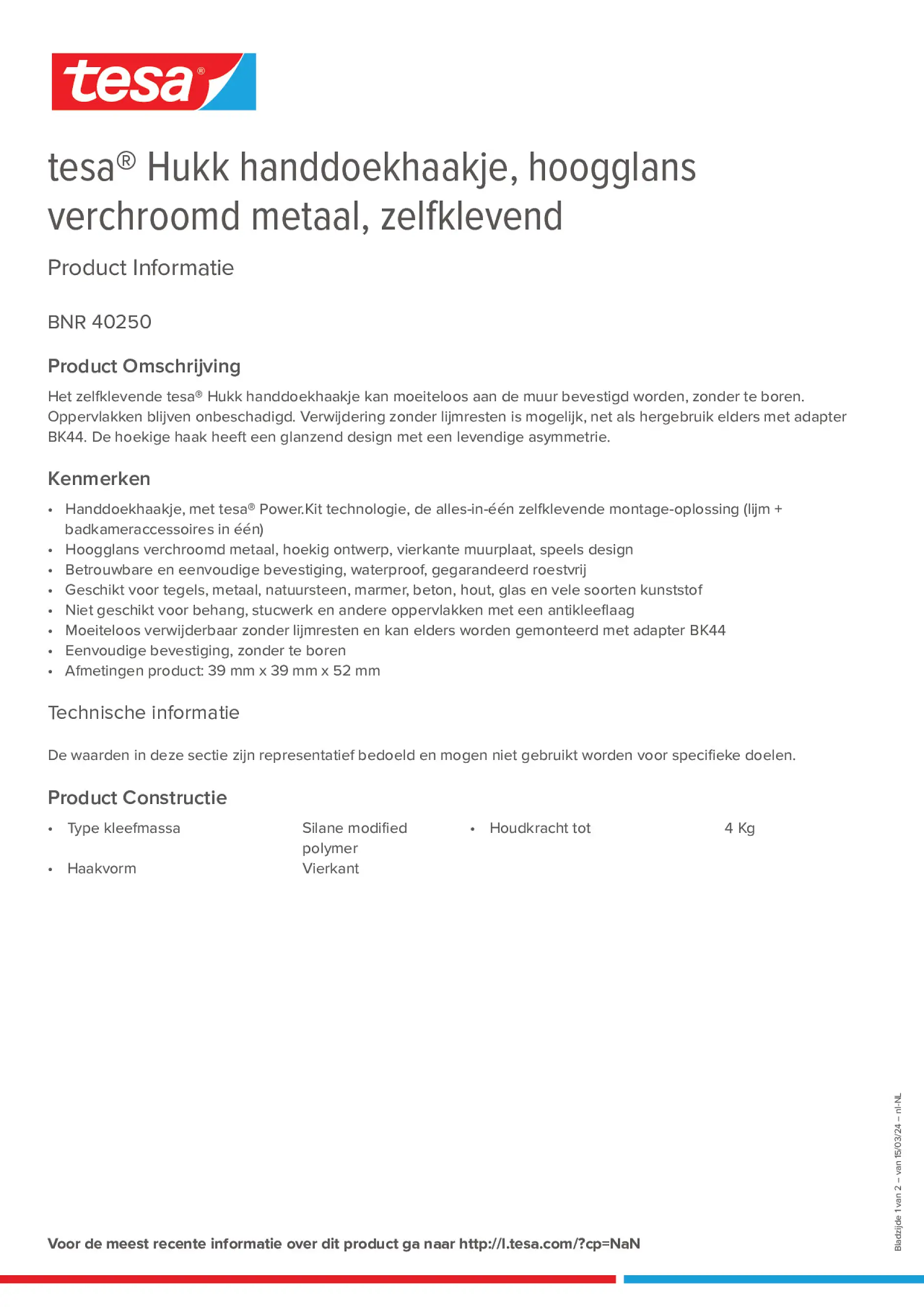 Product information_tesa® 40250_nl-NL