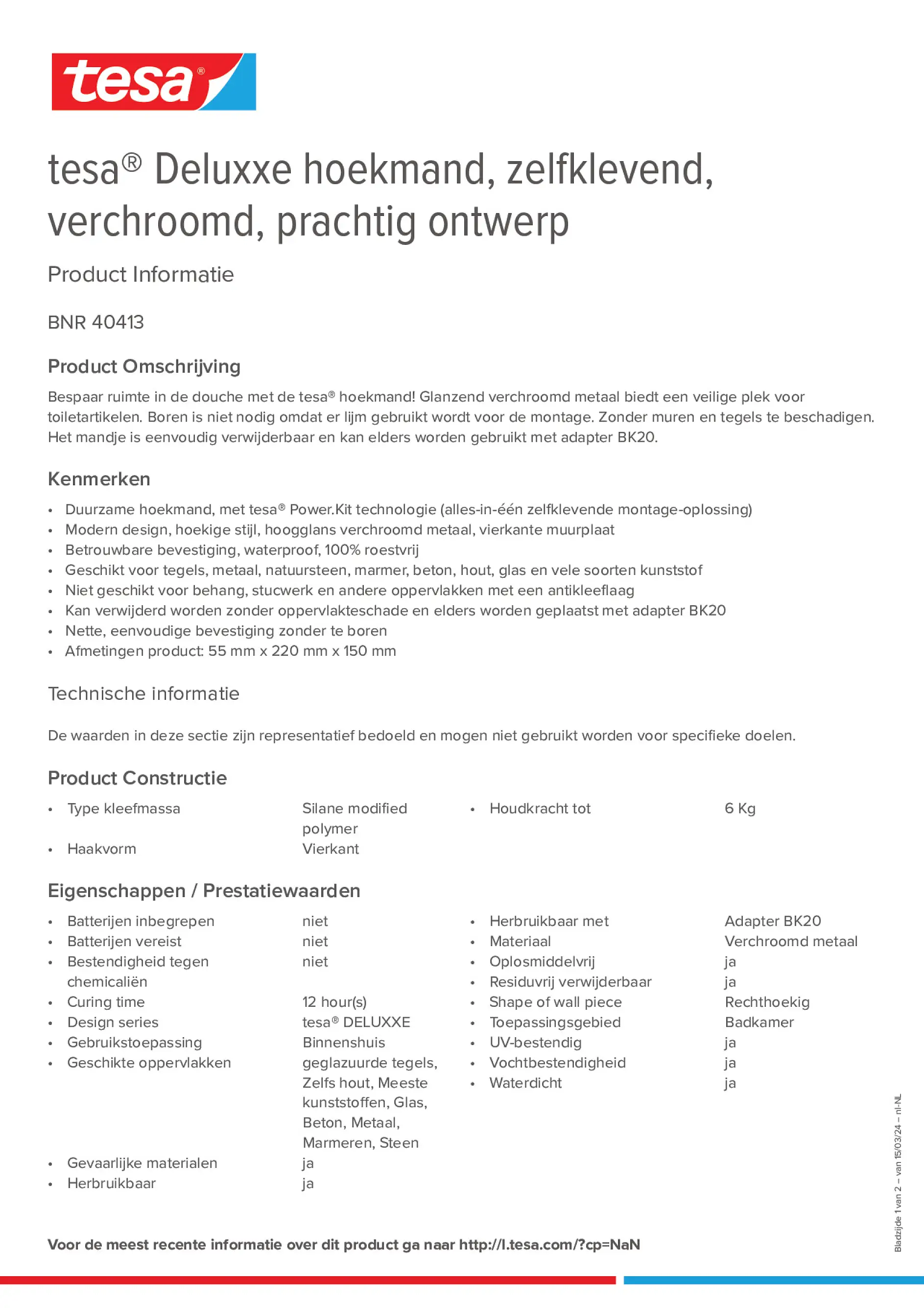 Product information_tesa® 40413_nl-NL