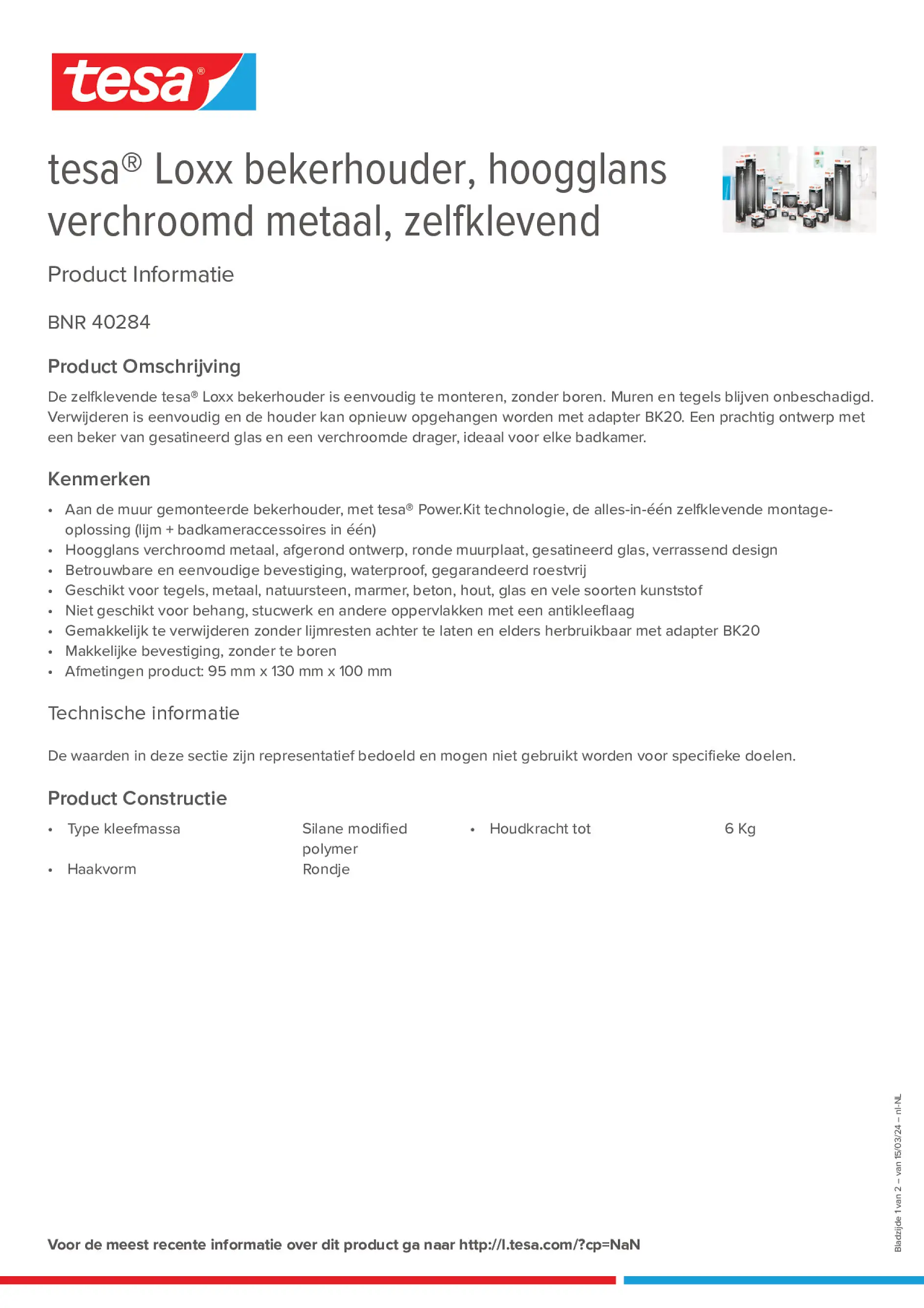 Product information_tesa® 40284_nl-NL