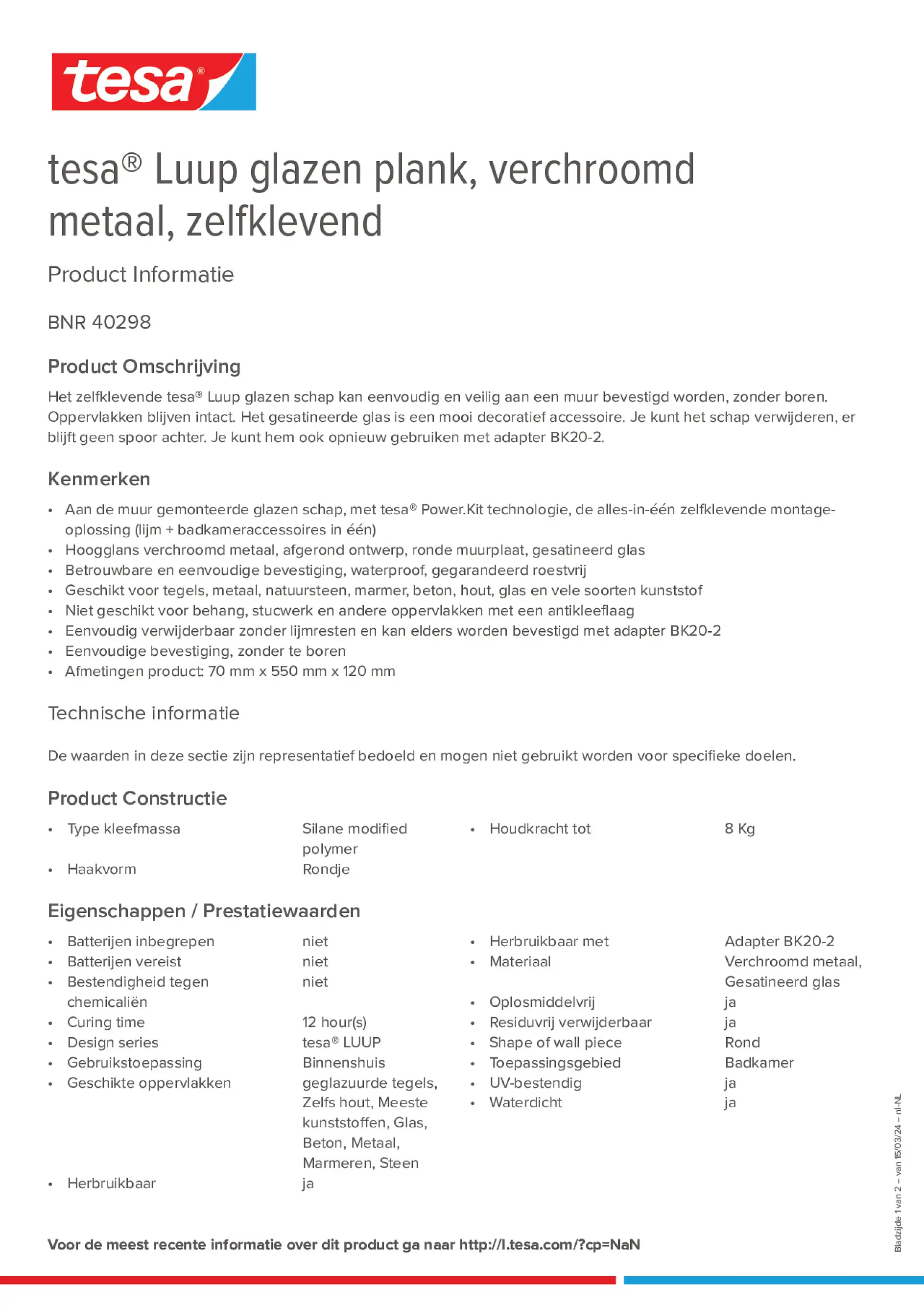 Product information_tesa® 40298_nl-NL