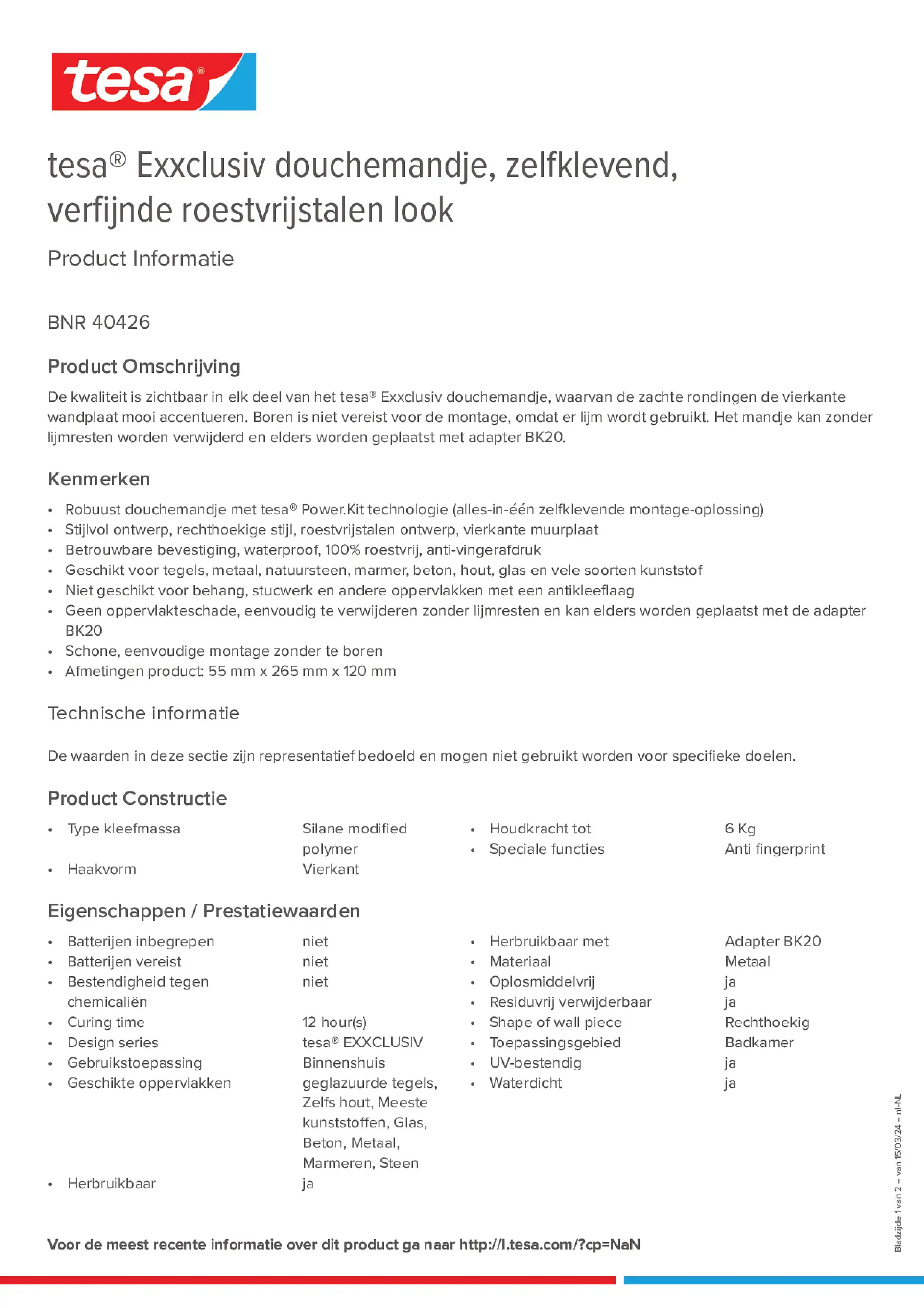 Product information_tesa® 40426_nl-NL