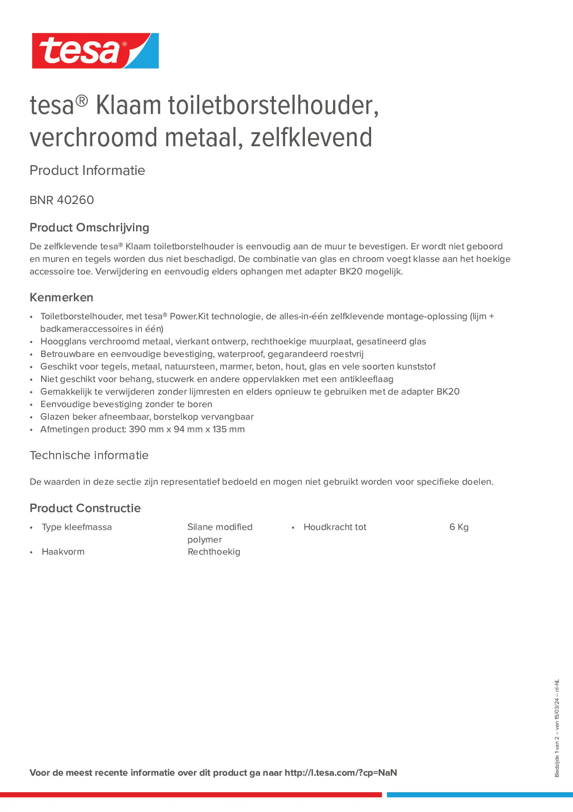 Product information_tesa® 40260_nl-NL
