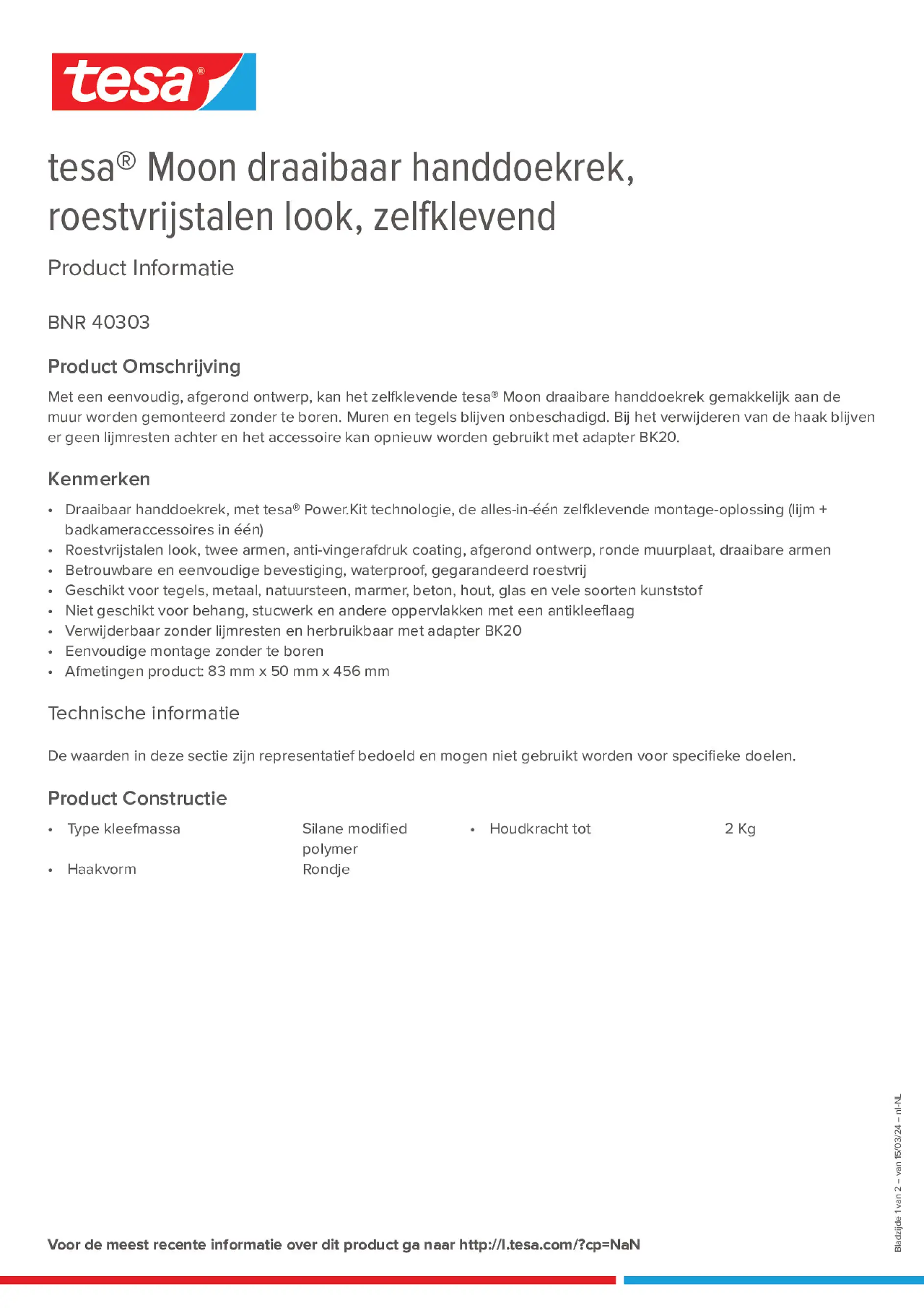 Product information_tesa® 40303_nl-NL