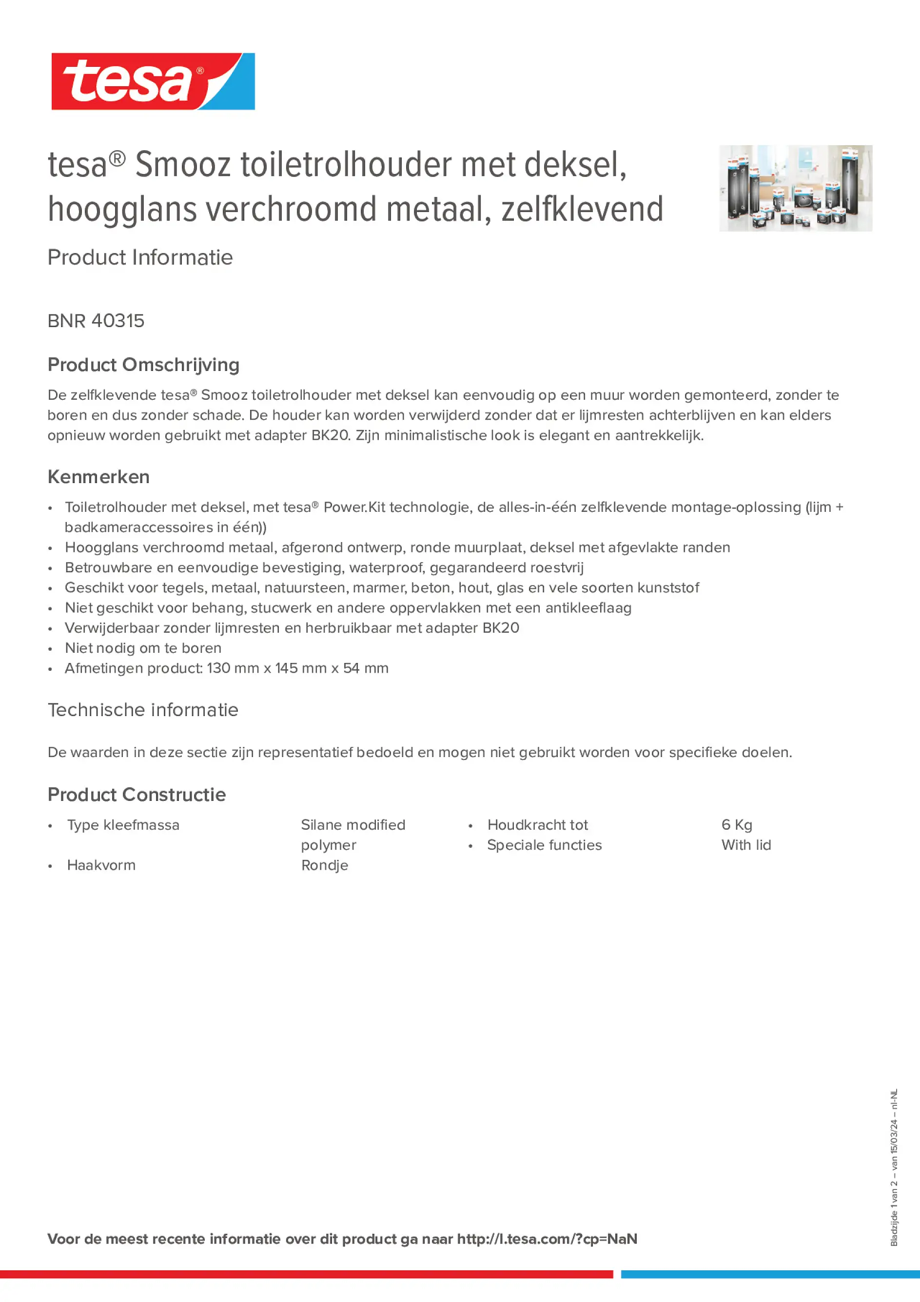 Product information_tesa® 40315_nl-NL
