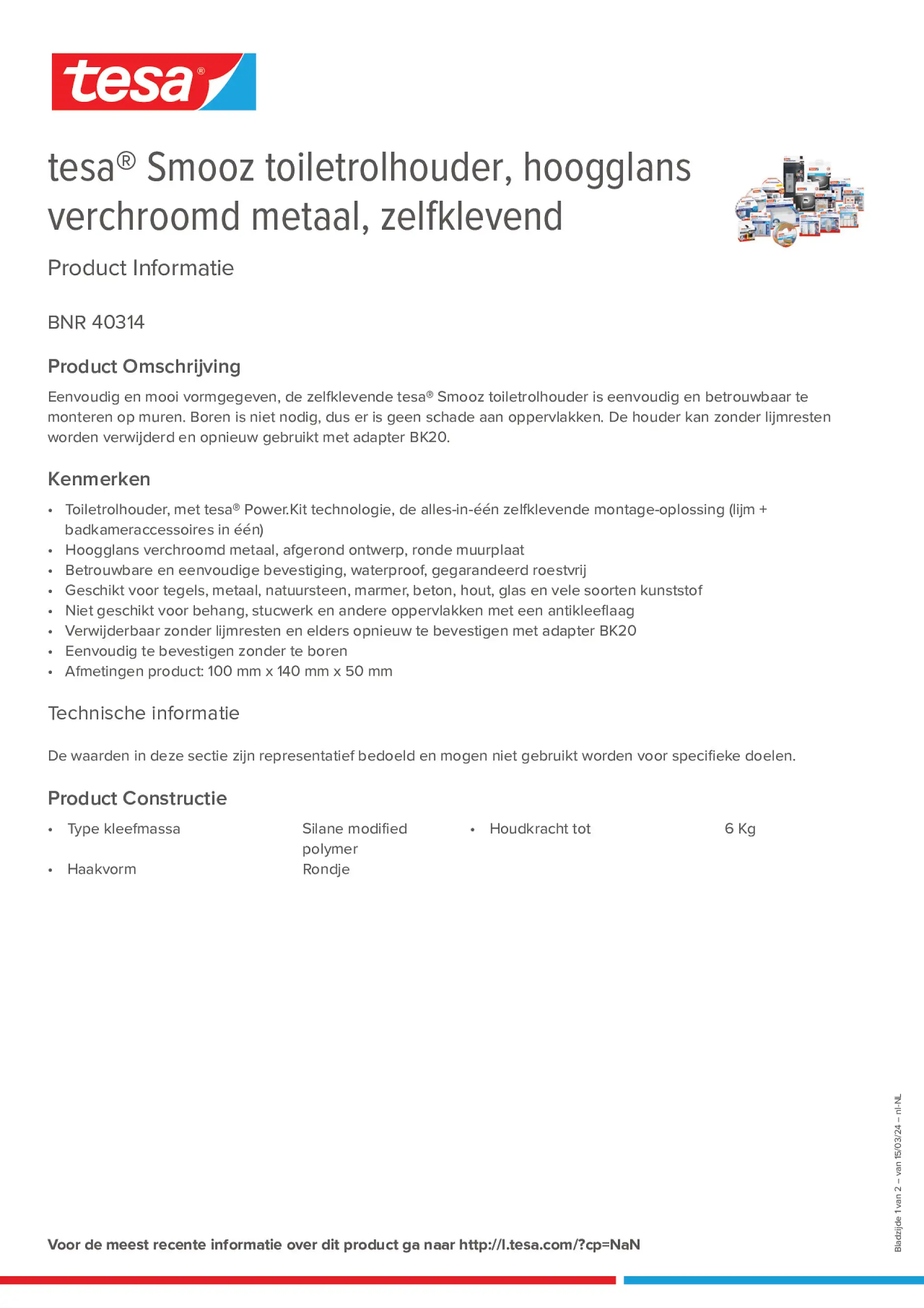 Product information_tesa® 40314_nl-NL