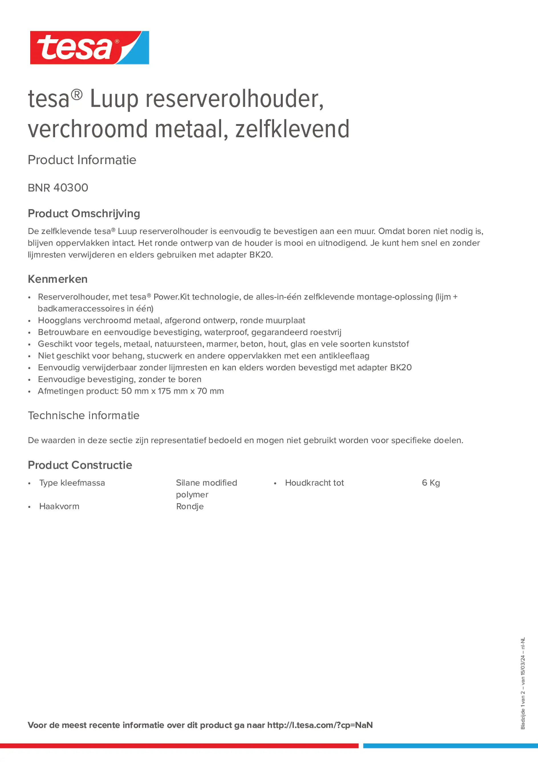 Product information_tesa® 40300_nl-NL