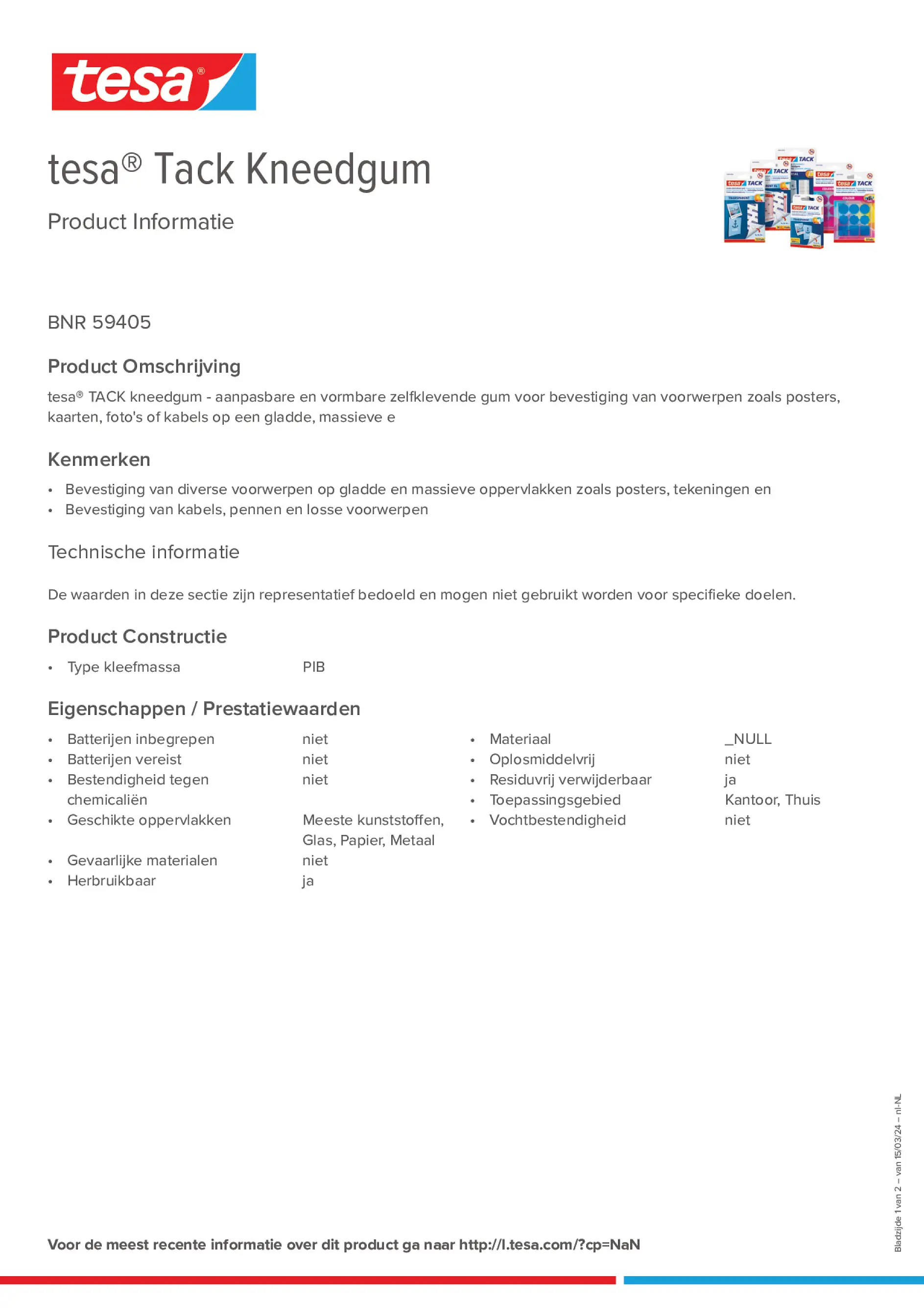 Product information_tesa® Tack 59405_nl-NL