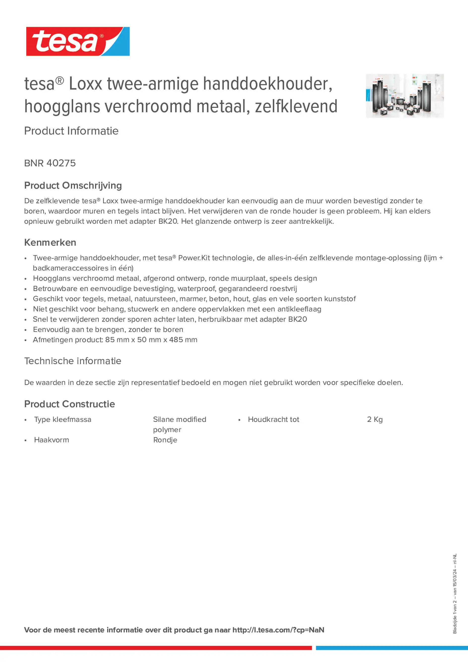 Product information_tesa® 40275_nl-NL