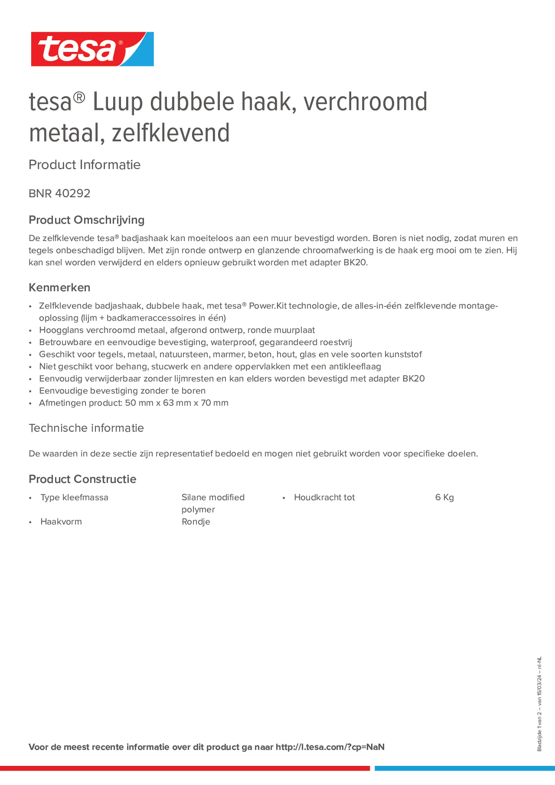 Product information_tesa® 40292_nl-NL