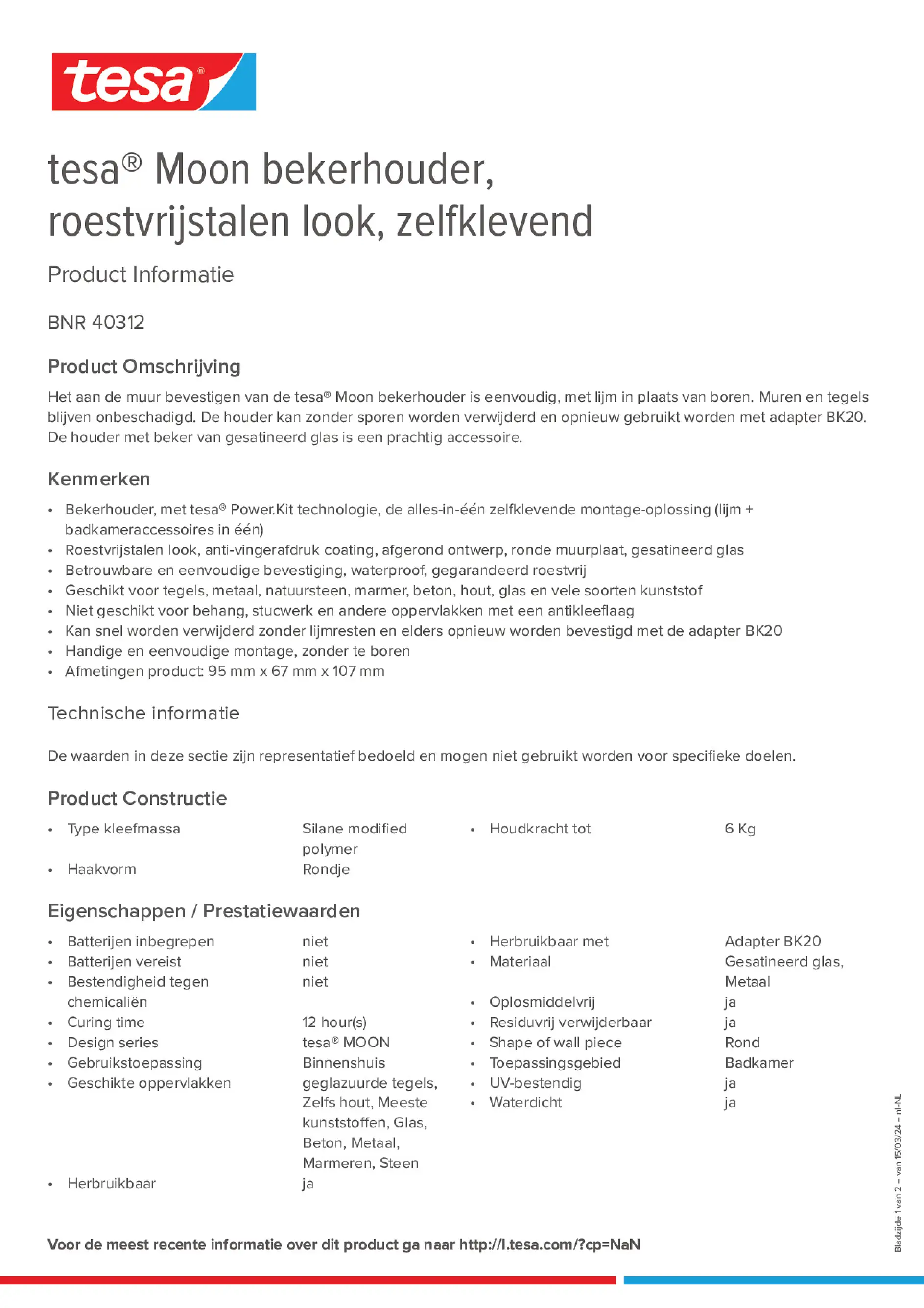 Product information_tesa® 40312_nl-NL