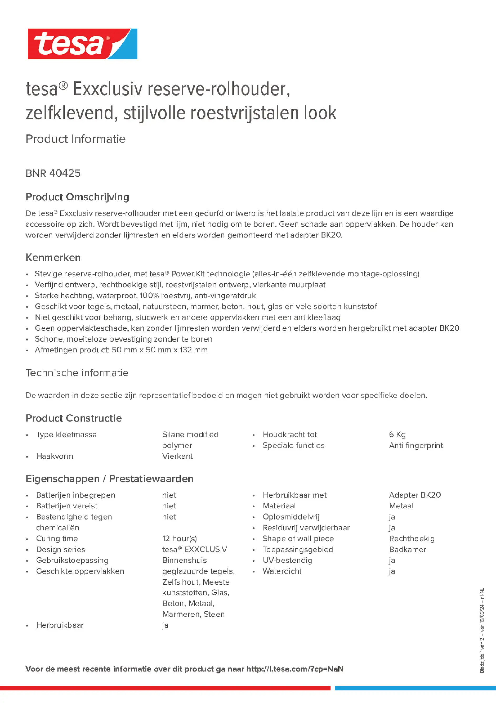 Product information_tesa® 40425_nl-NL
