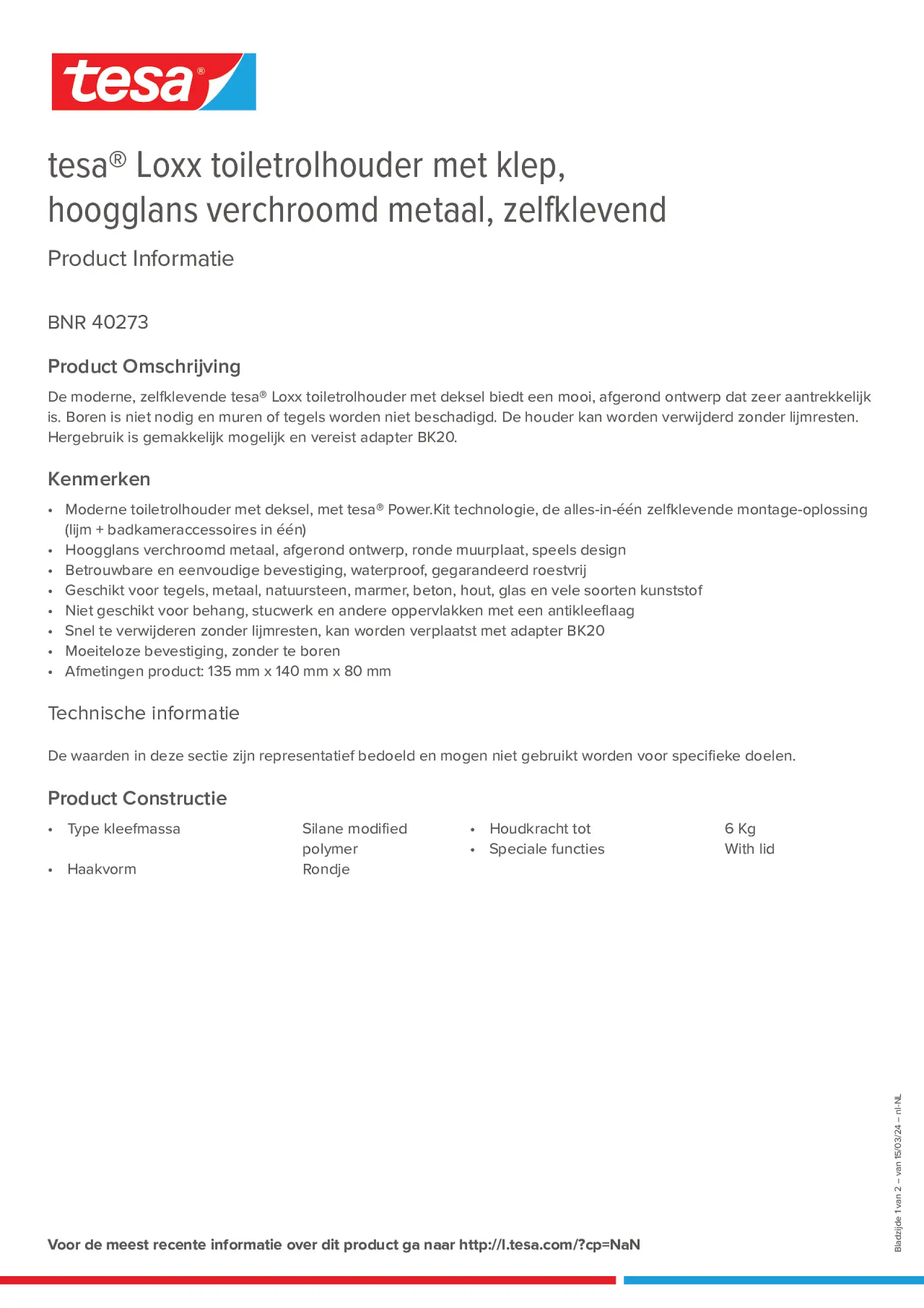 Product information_tesa® 40273_nl-NL