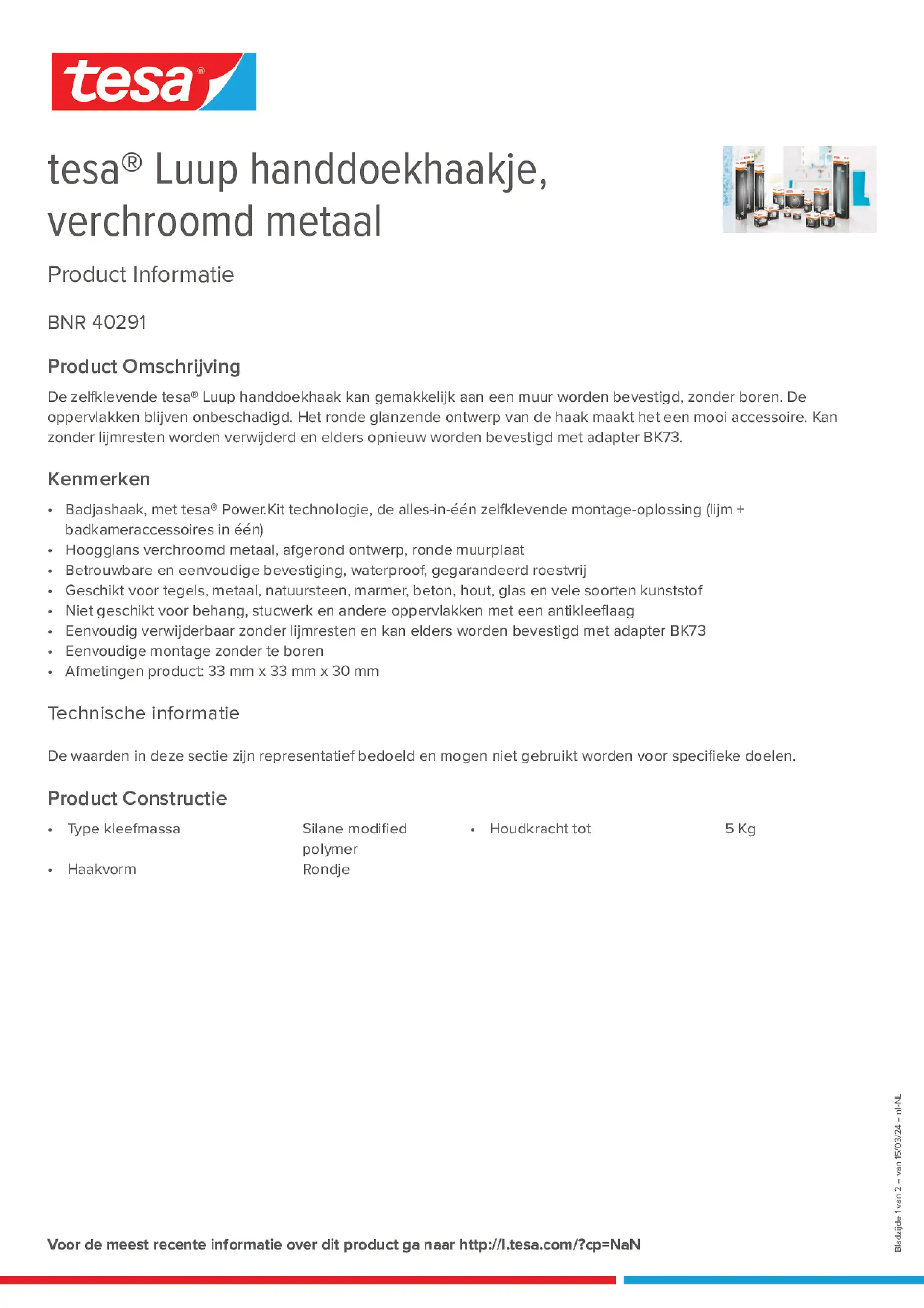 Product information_tesa® 40291_nl-NL
