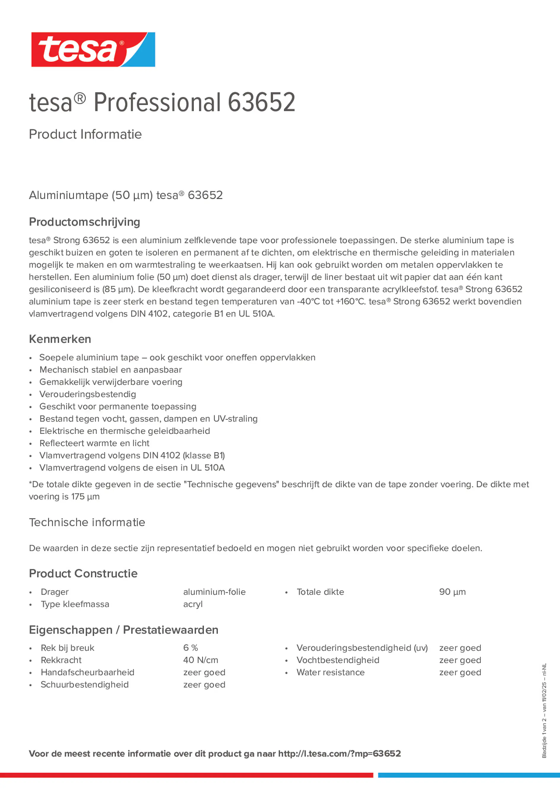 Product information_tesa® Professional 63652_nl-NL