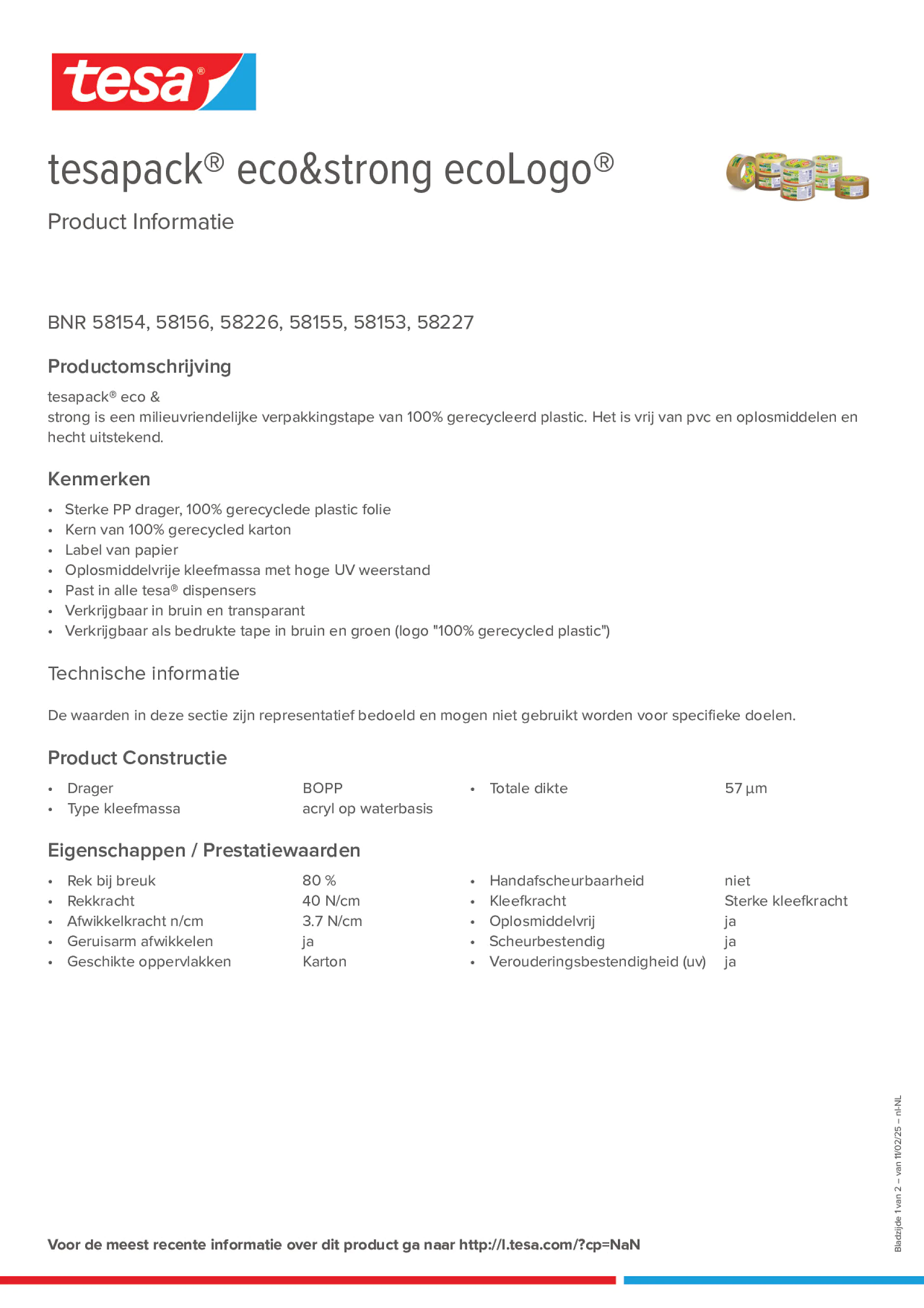 Product information_tesapack® 58154_nl-NL