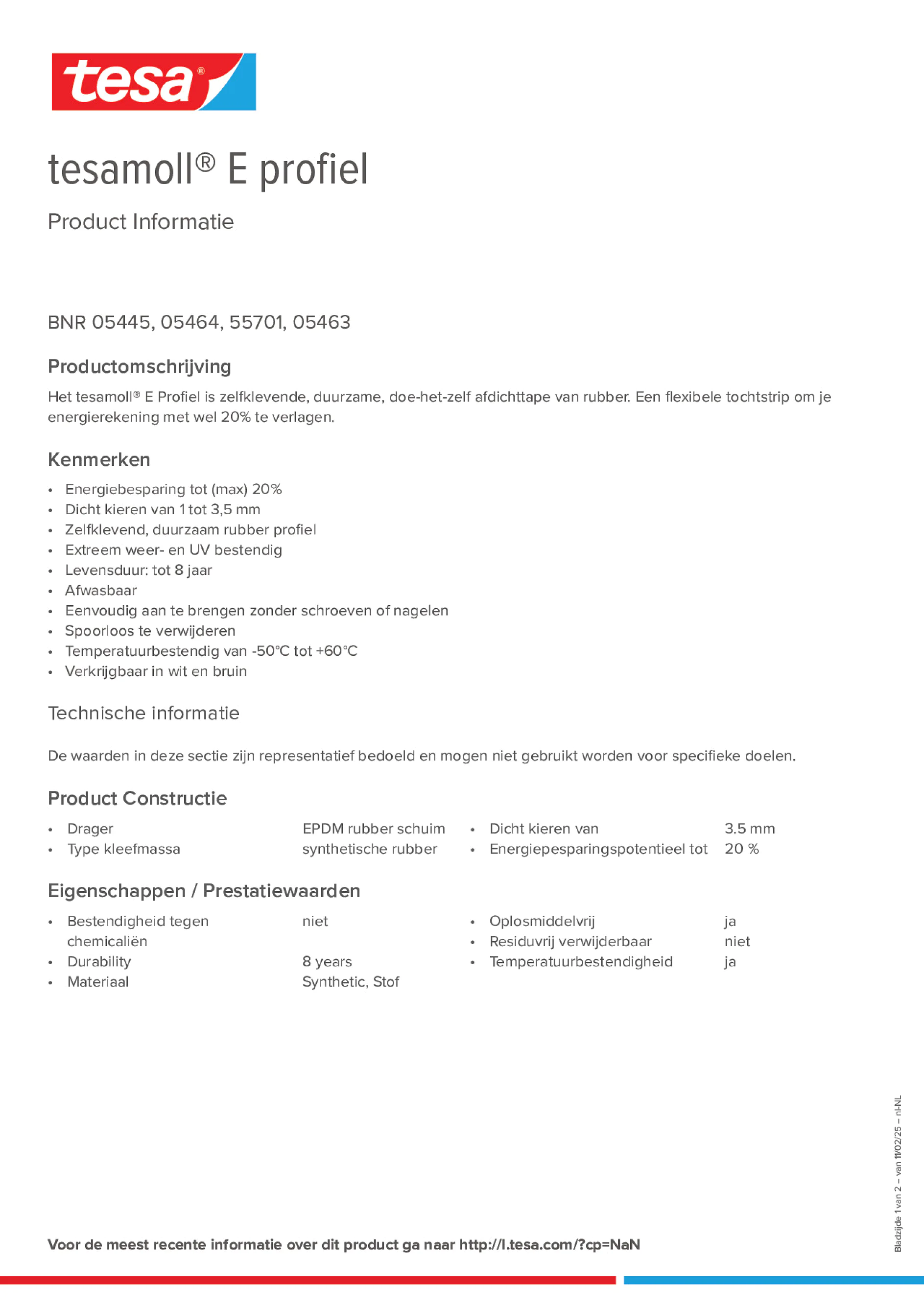 Product information_tesamoll® 5499_nl-NL