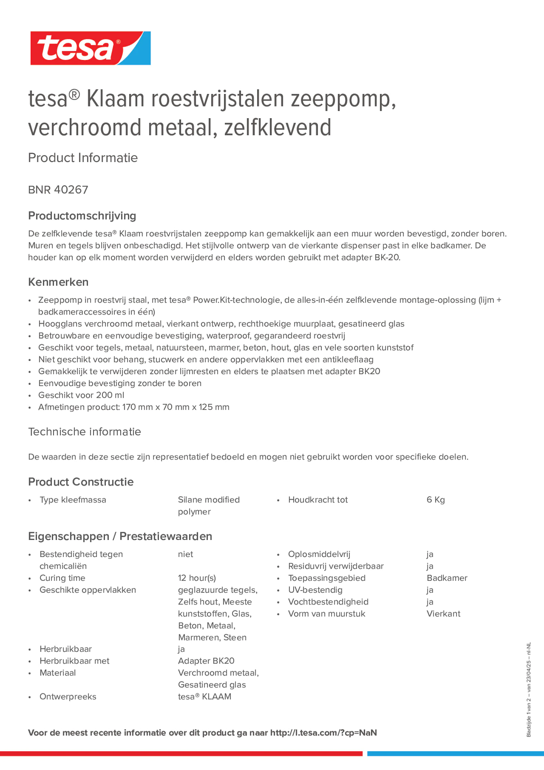 Product information_tesa® 40267_nl-NL