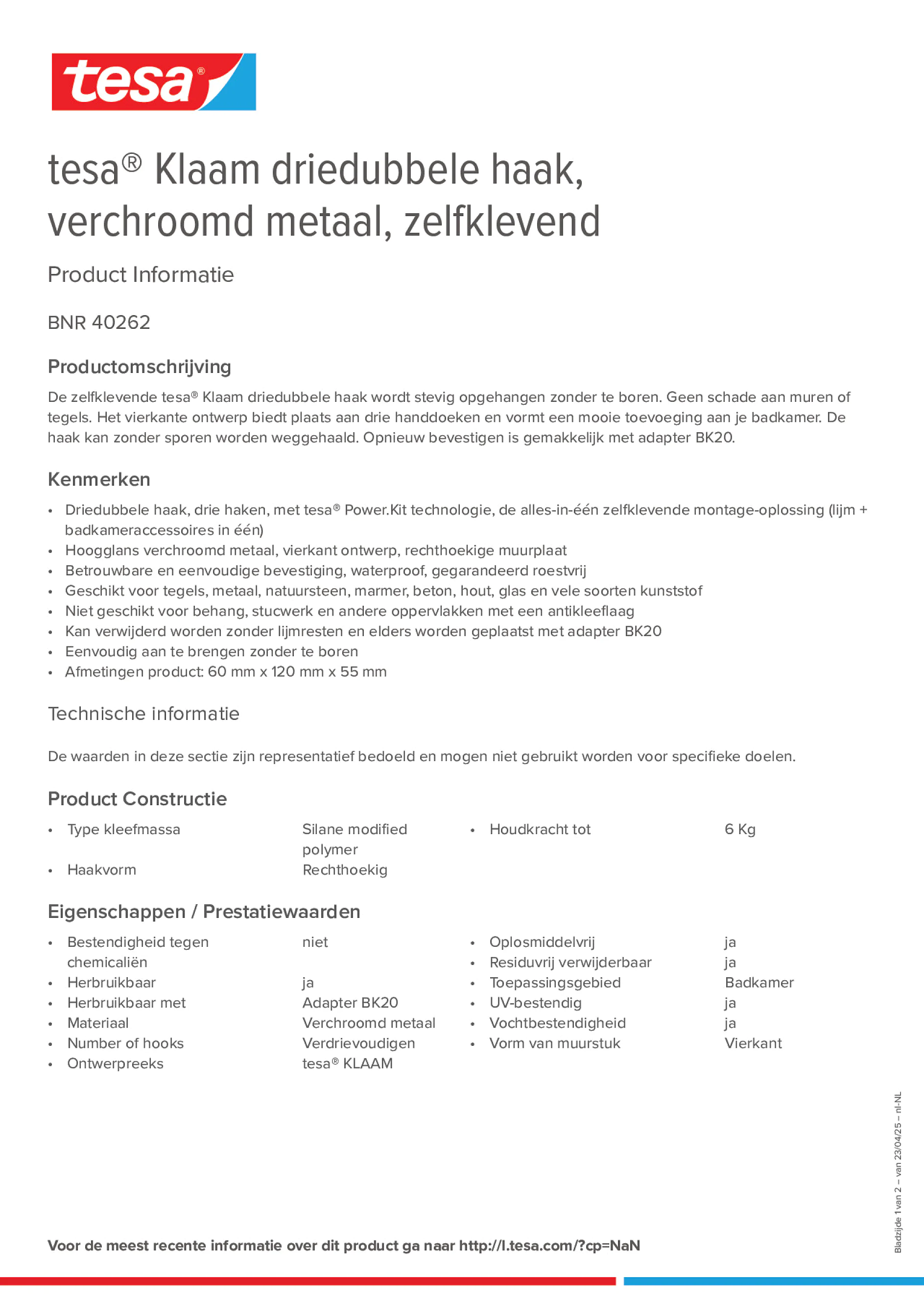 Product information_tesa® 40262_nl-NL