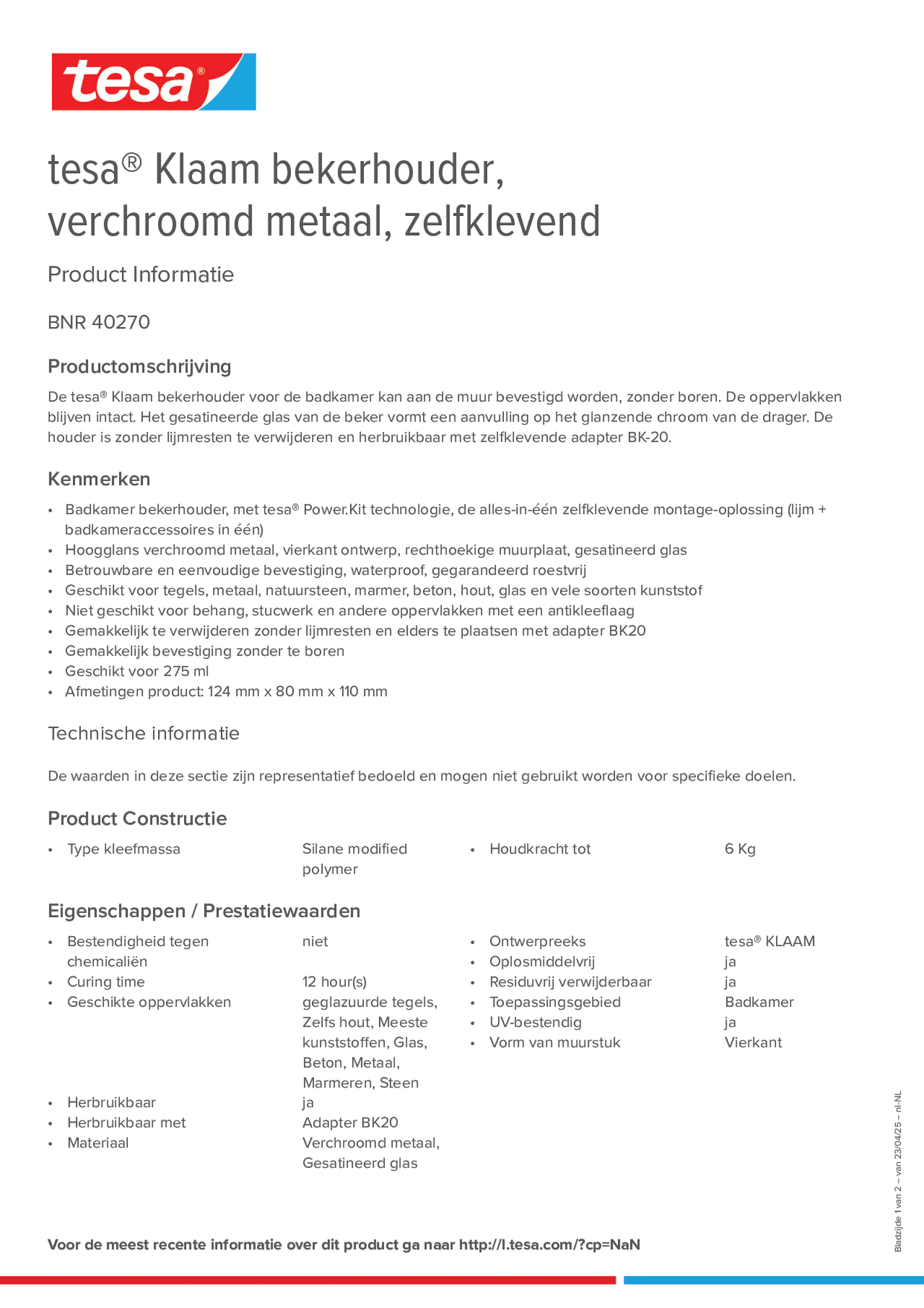 Product information_tesa® 40270_nl-NL