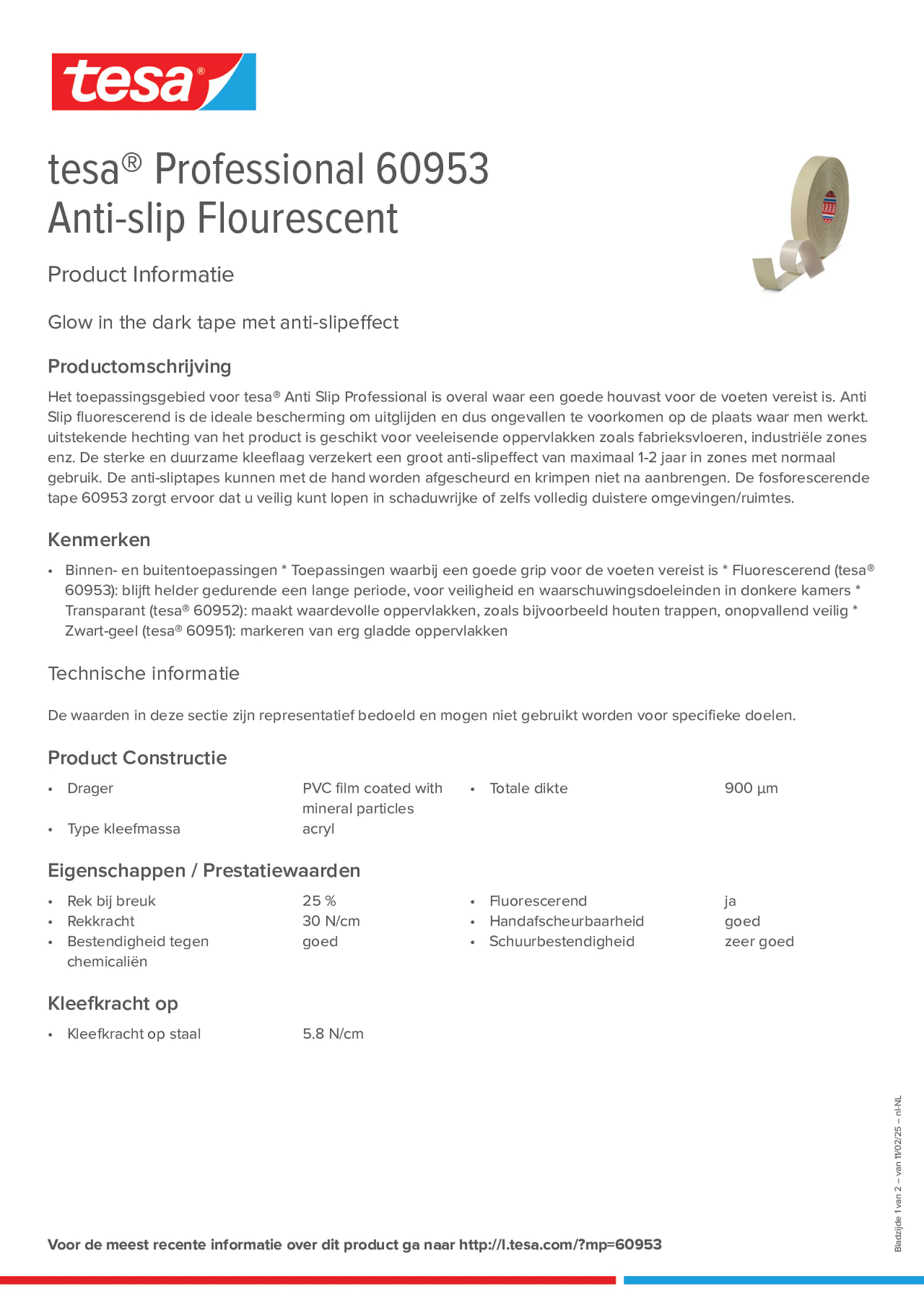 Product information_tesa® Professional 60953_nl-NL